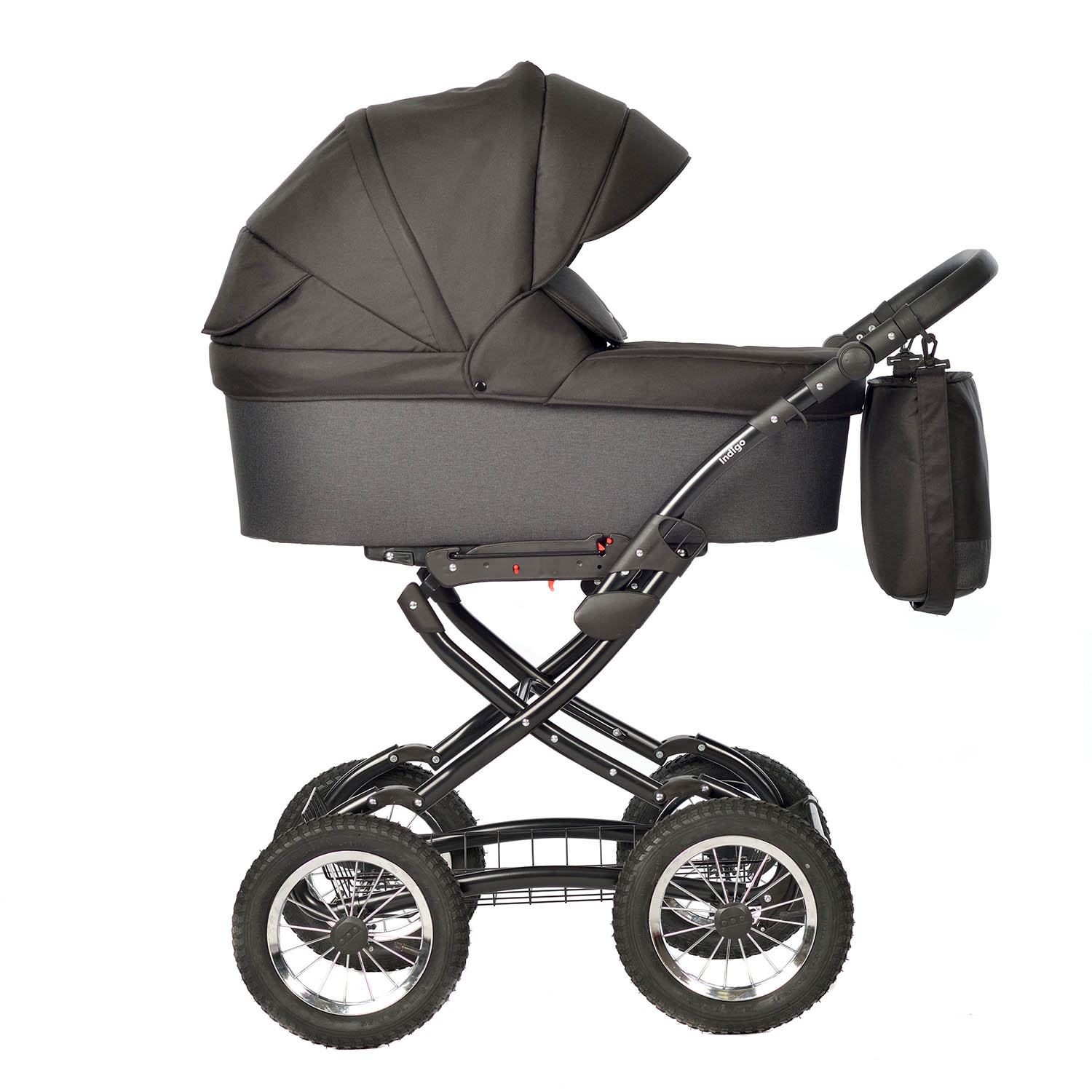 Коляска 2в1 Indigo Barbara Classic 06 черный - фото 3