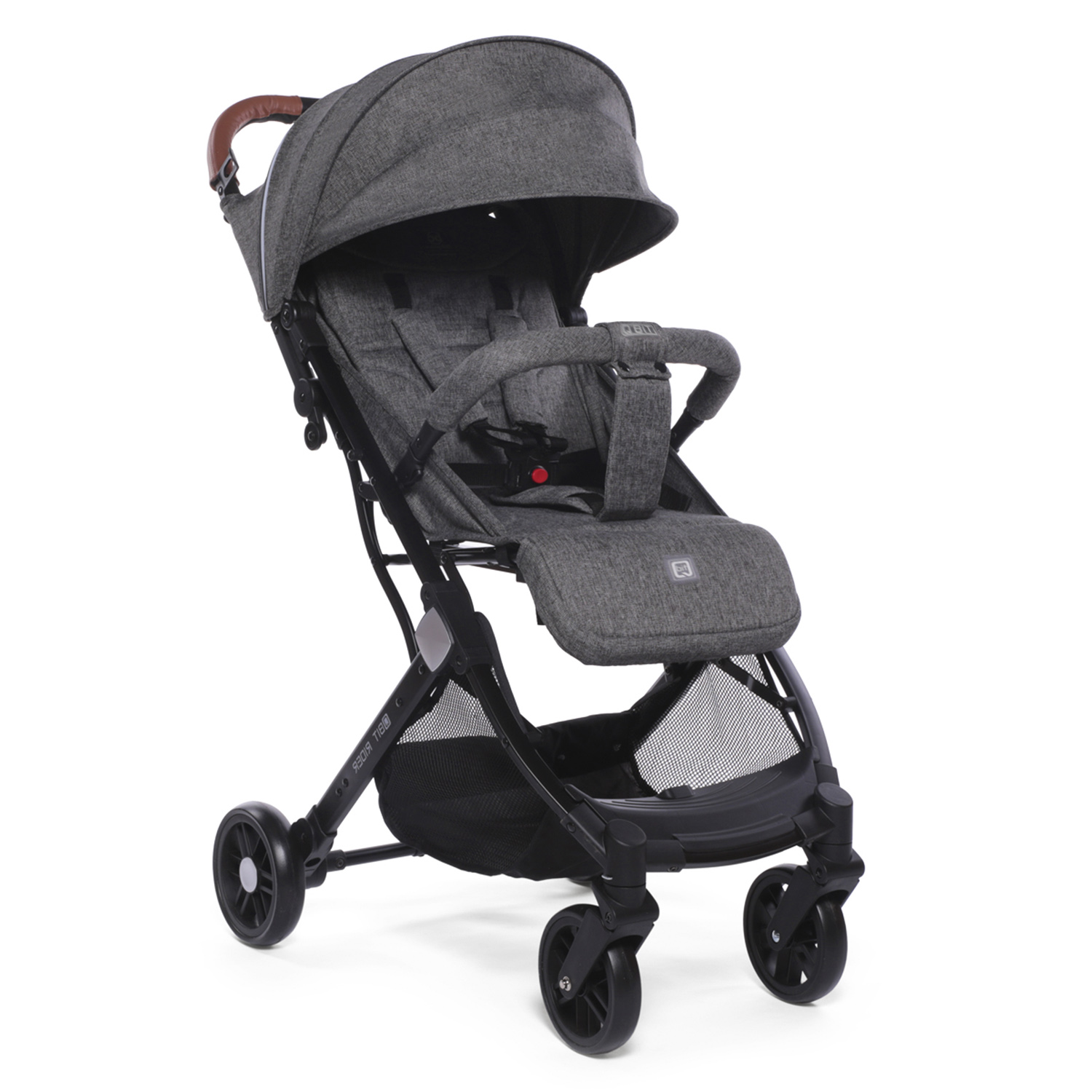Коляска прогулочная BabyCare Q'bit темно серый серый - фото 1