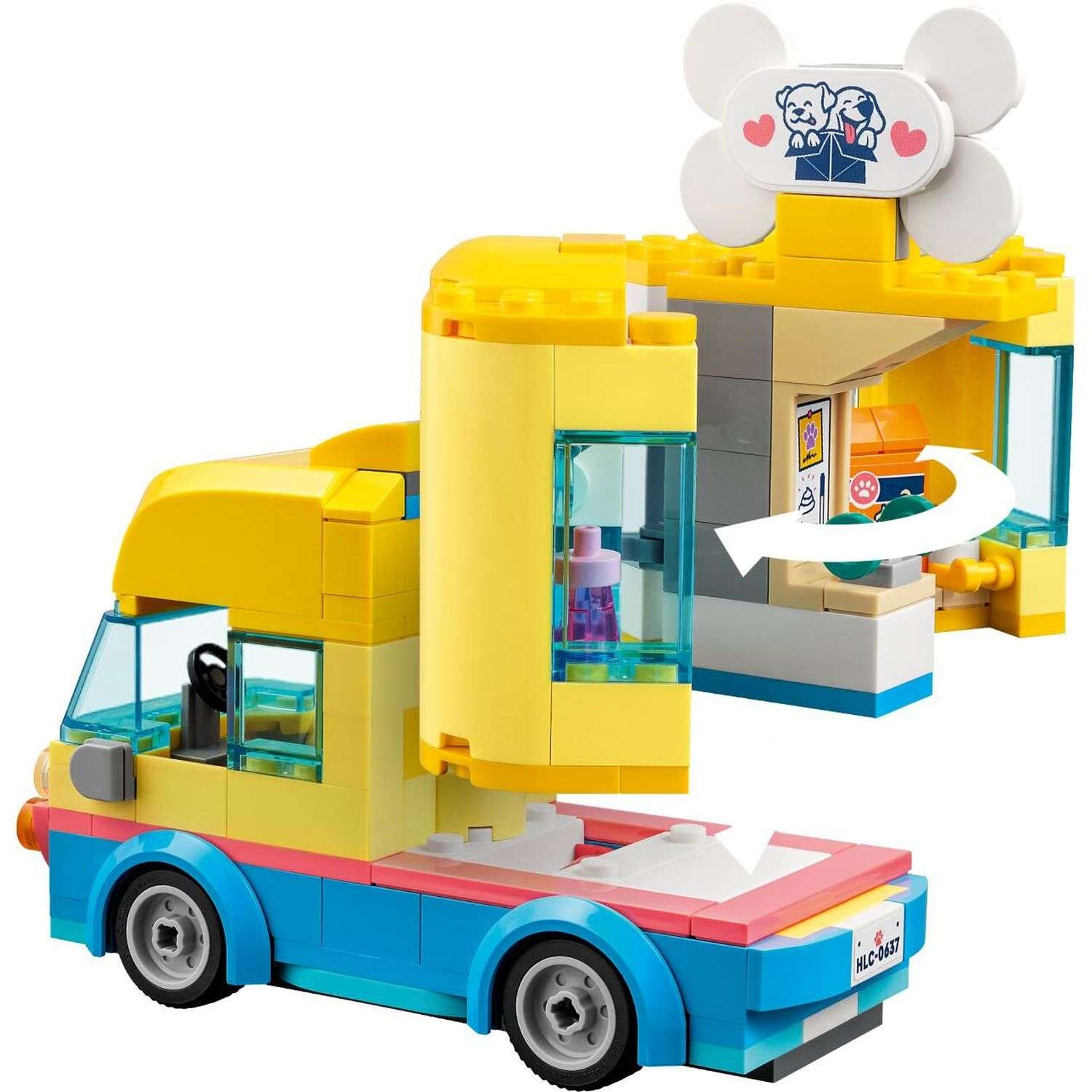 Конструктор LEGO Friends Фургон для спасения собак блочный - фото 8