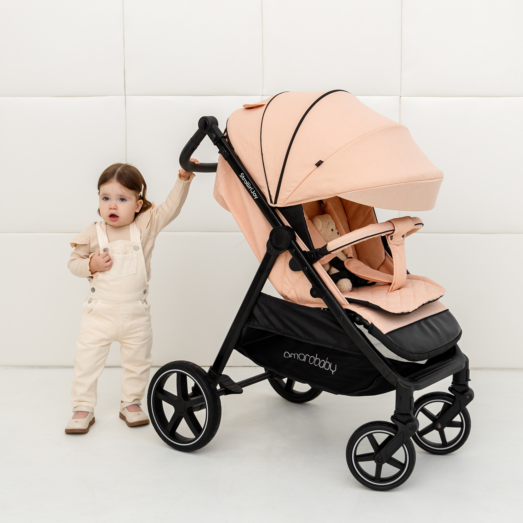 Коляска прогулочная Amarobaby Strollin Joy - фото 26