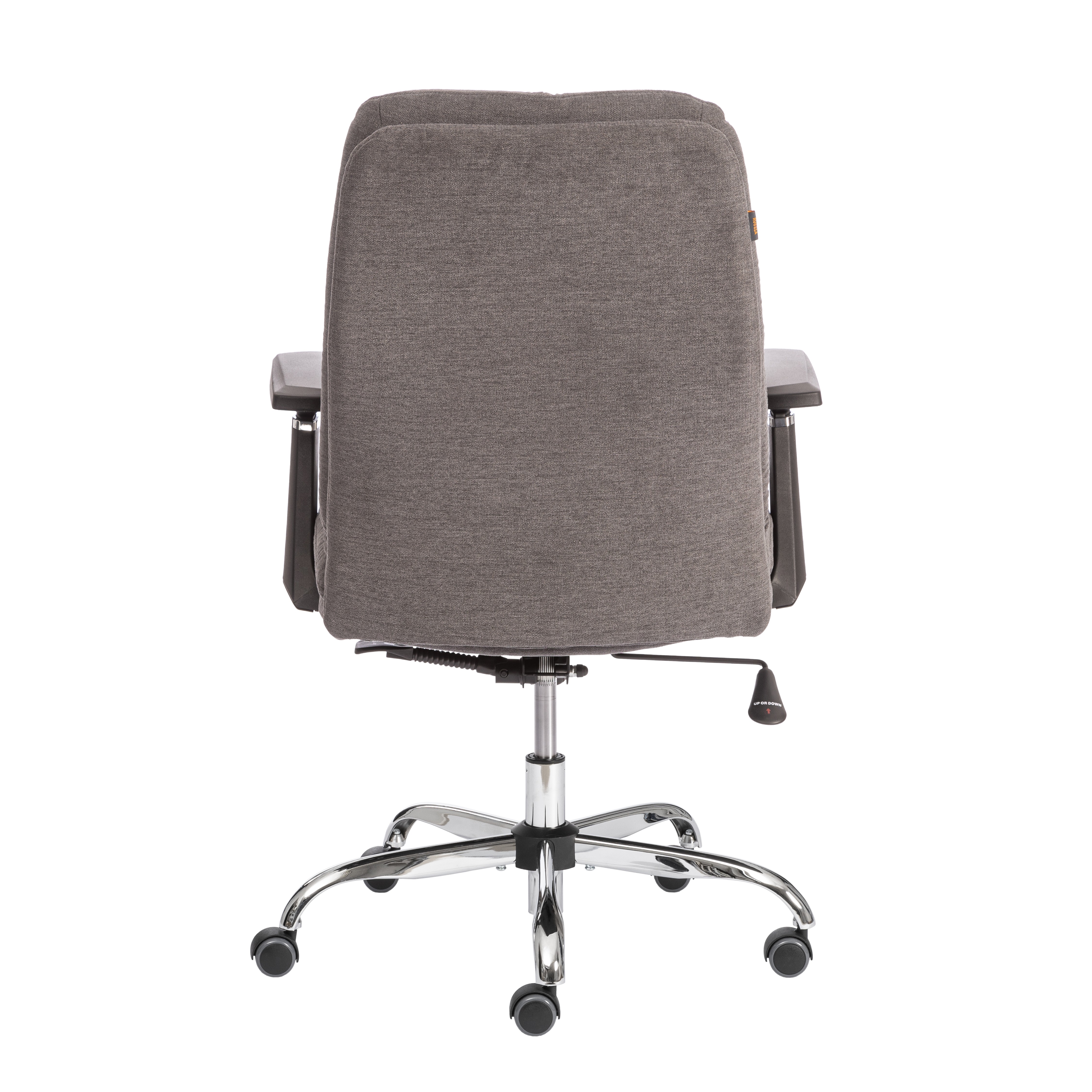 Компьютерное кресло TETCHAIR Итон-Лоу хром 3Д ткань серый - фото 7