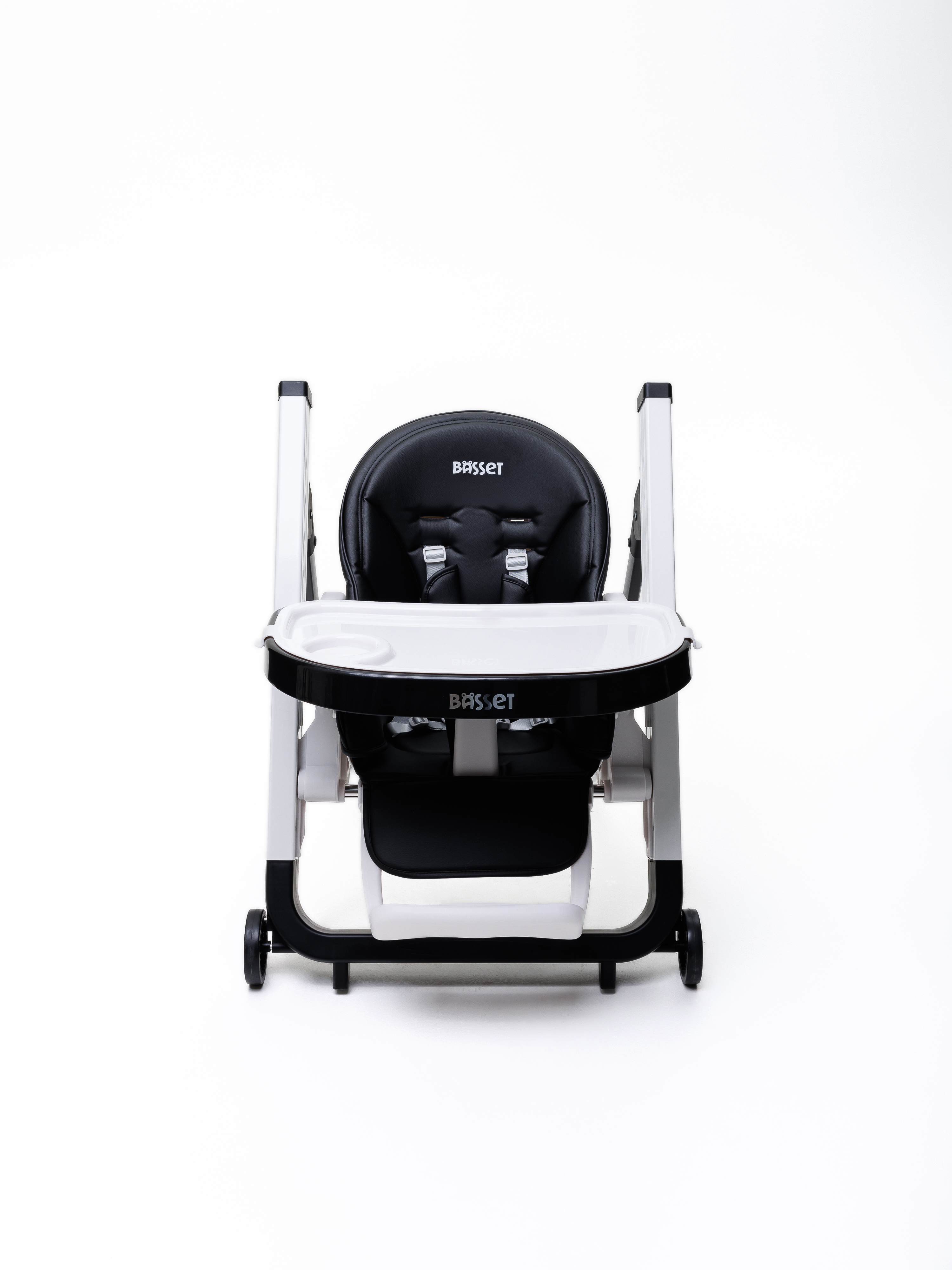 Стульчик для кормления BASSET B2 черный - фото 20