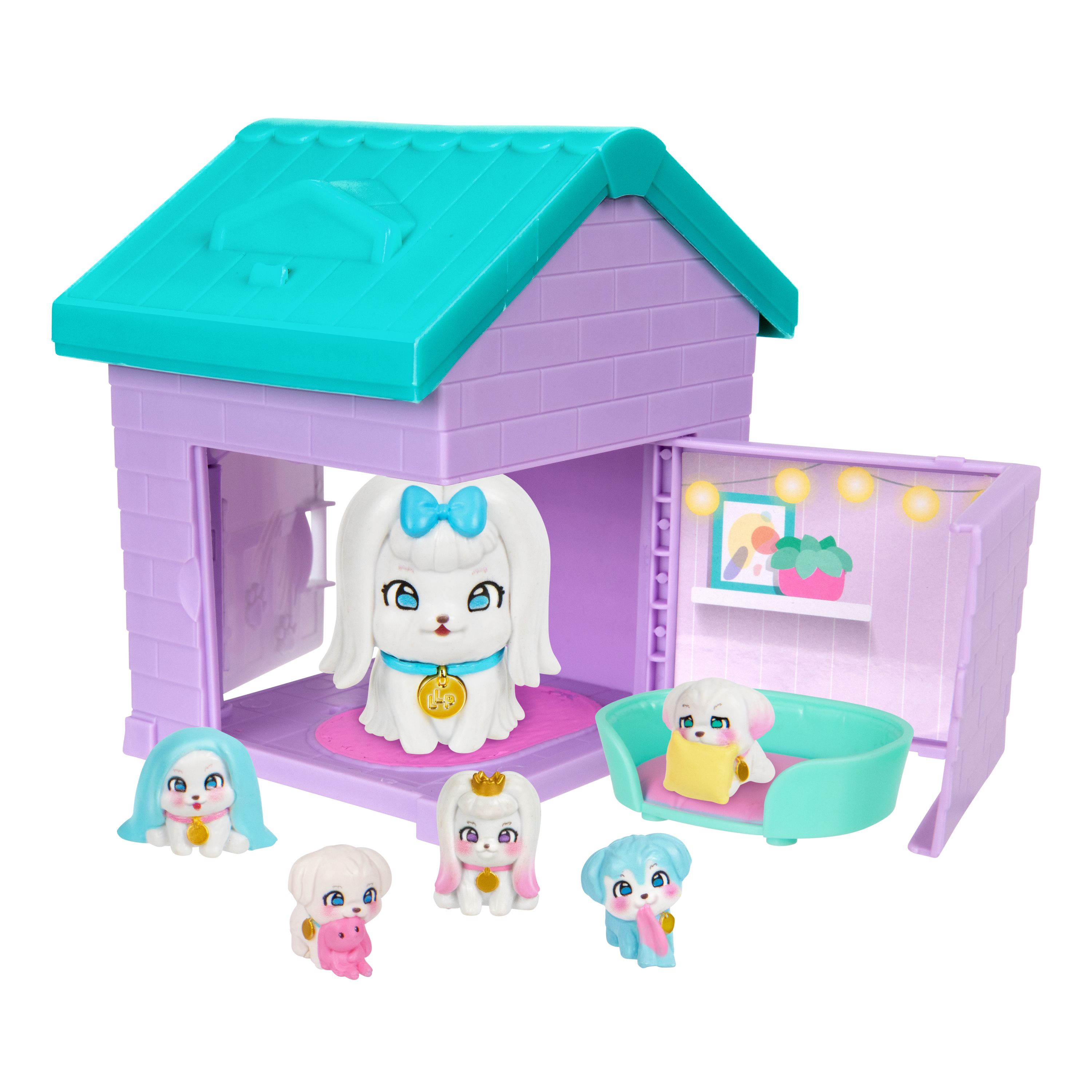 Игровой набор Moose cемья собачек в домике - фото 5