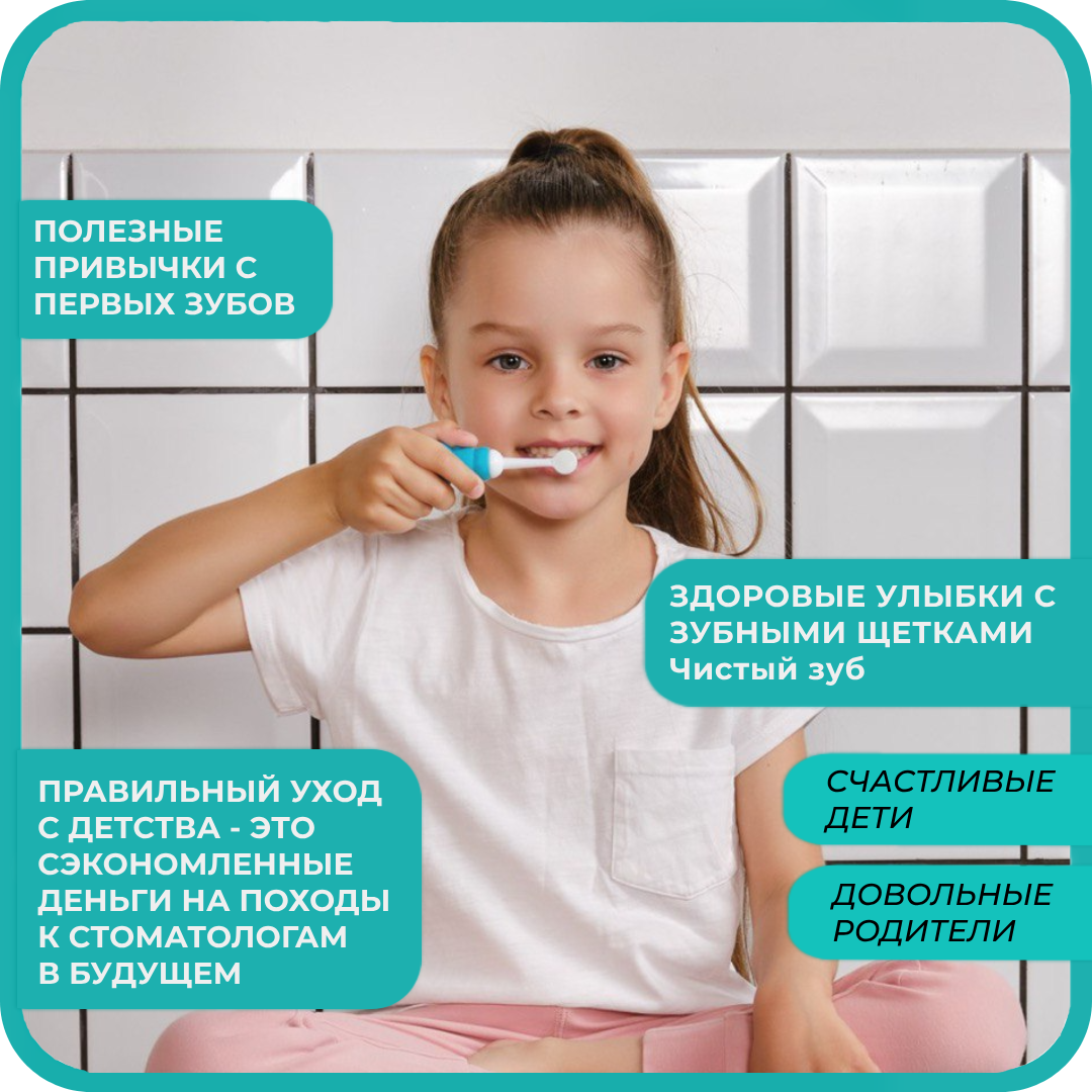 Зубная щетка классическая Чистый Зуб от 0 лет 1 шт. - фото 2