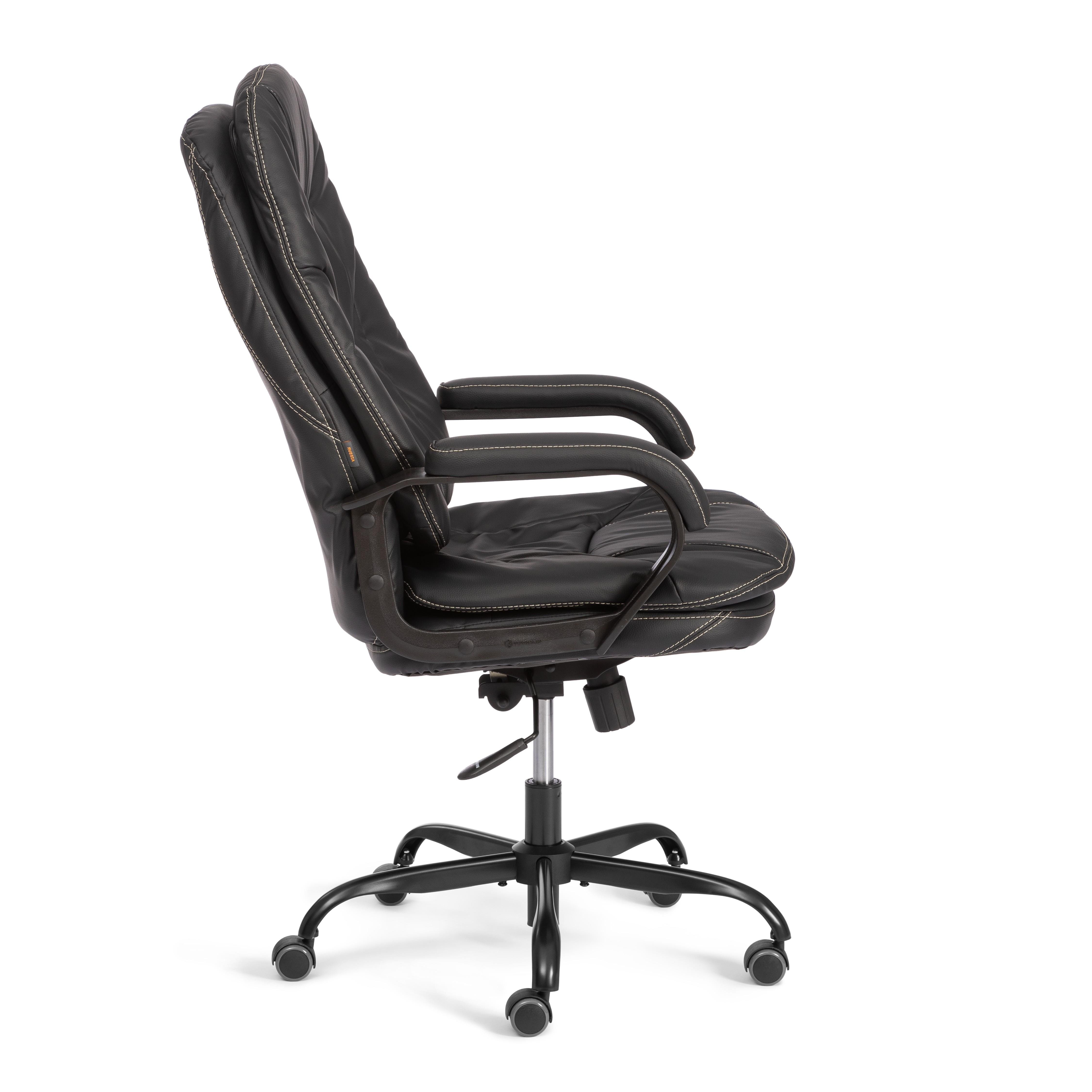 Компьютерное кресло TETCHAIR Комфорт Люкс кож/зам черный - фото 4