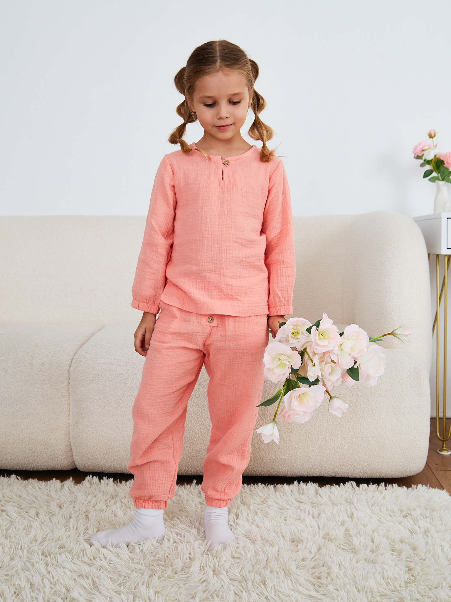 Костюм MOUN Костюм_муслин_персик - фото 21