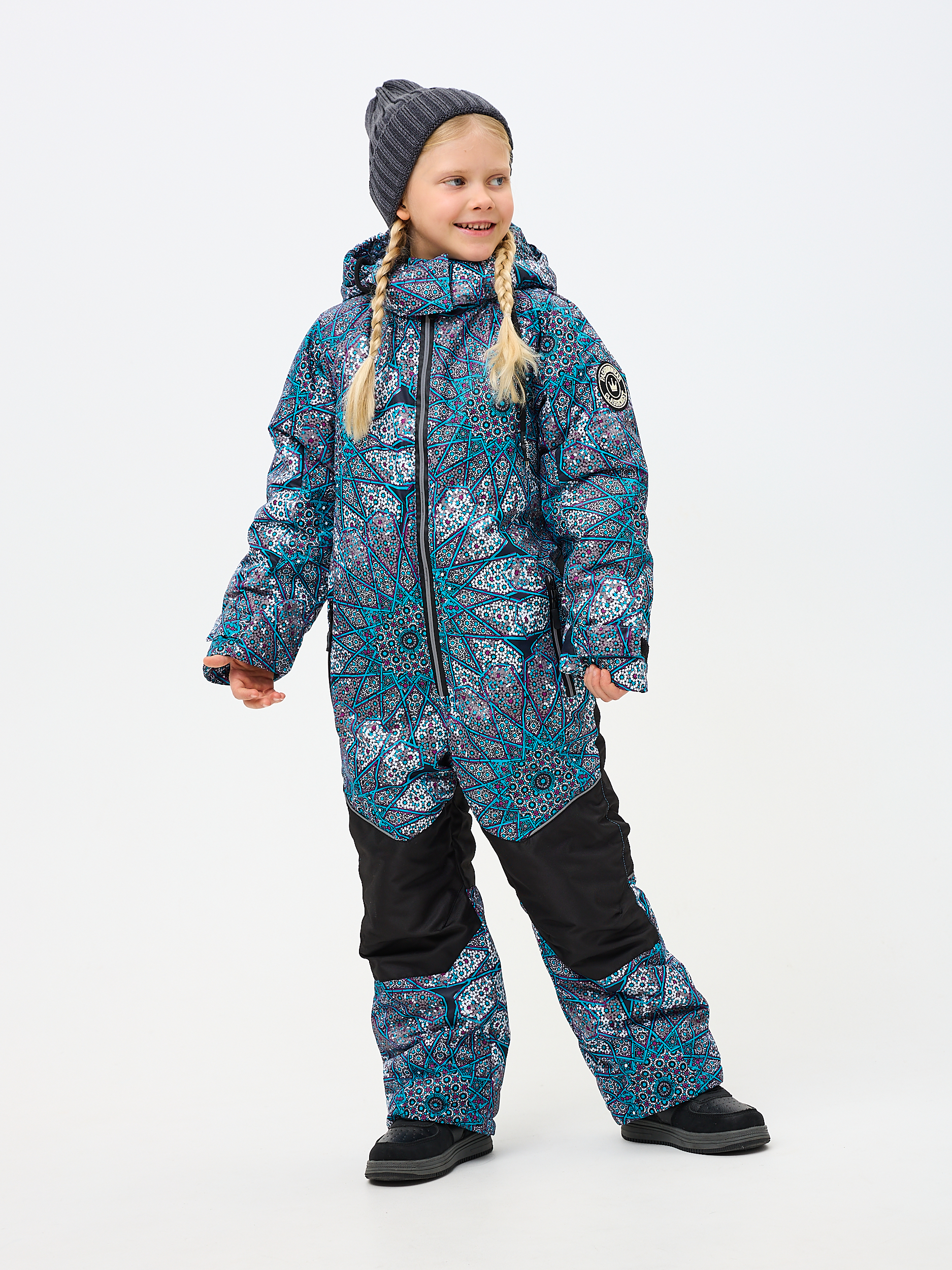 Комбинезон Kvartet 854 т.сер-голубой - фото 1