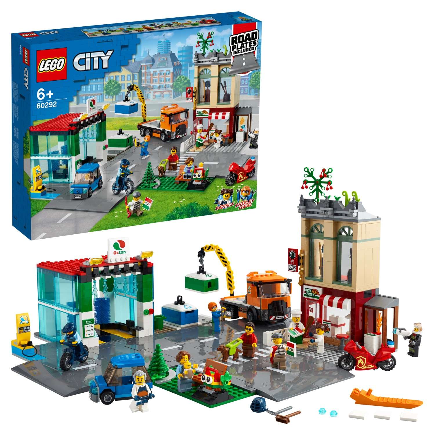 Конструктор LEGO City Центр города блочный - фото 1