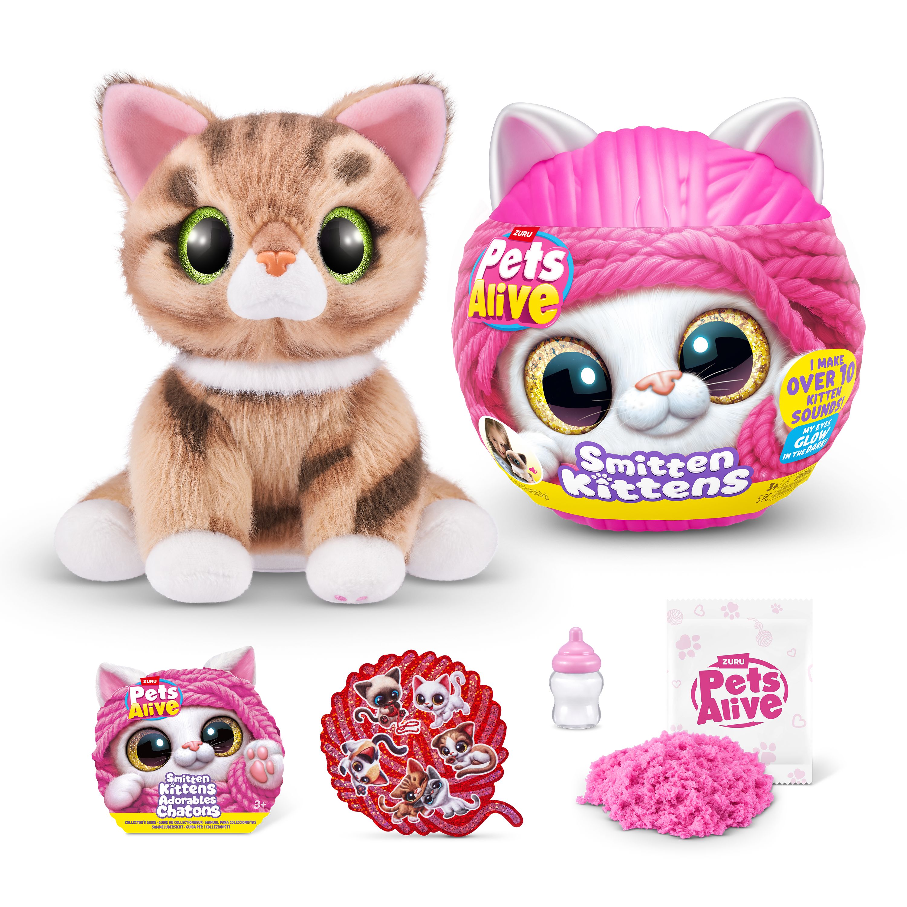 Мягкая игрушка Zuru Pets Alive Smitten Kittens - фото 11