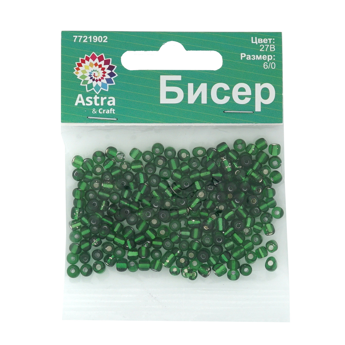 Набор для творчества Astra Craft бисер для плетения 6/0 15 г - фото 11