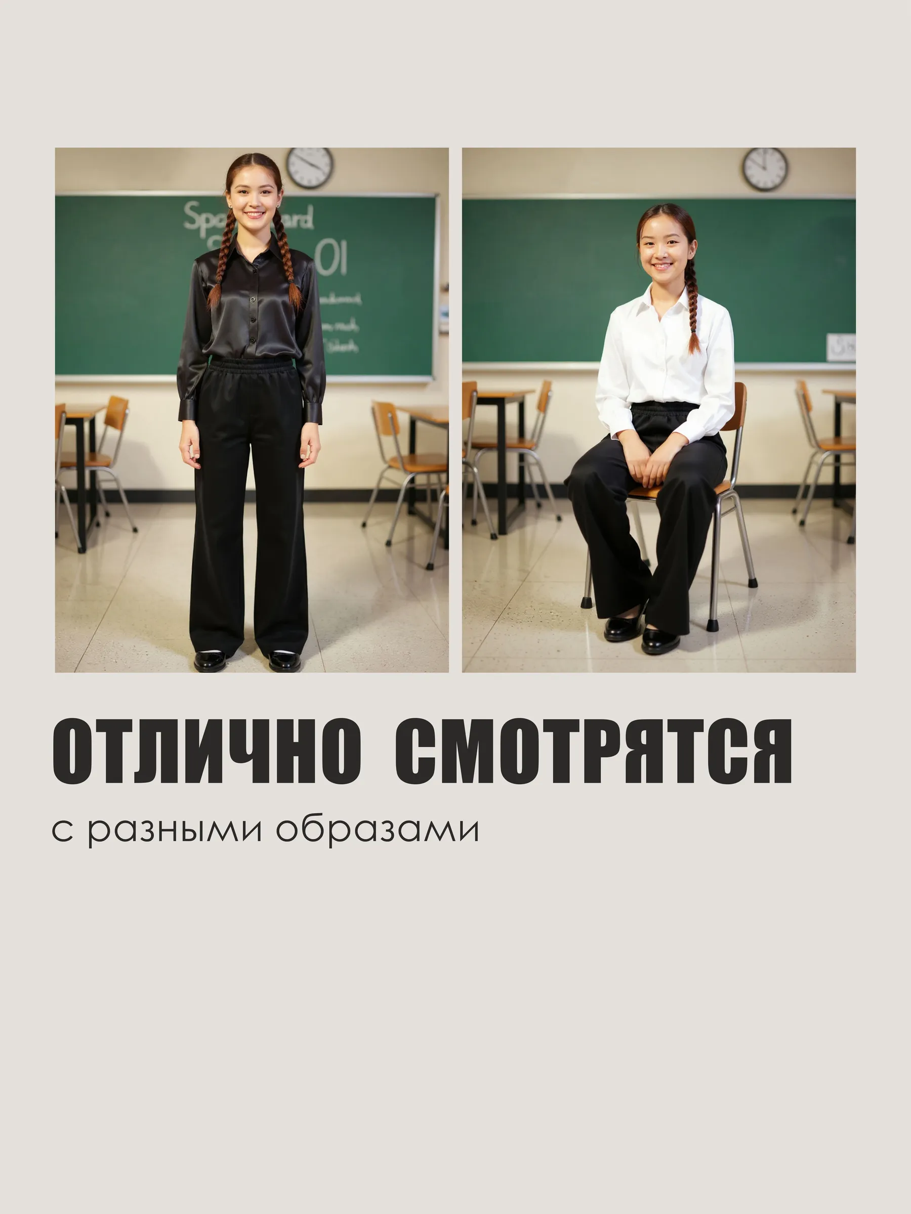 Брюки MY BUY MB6427Ч - фото 5