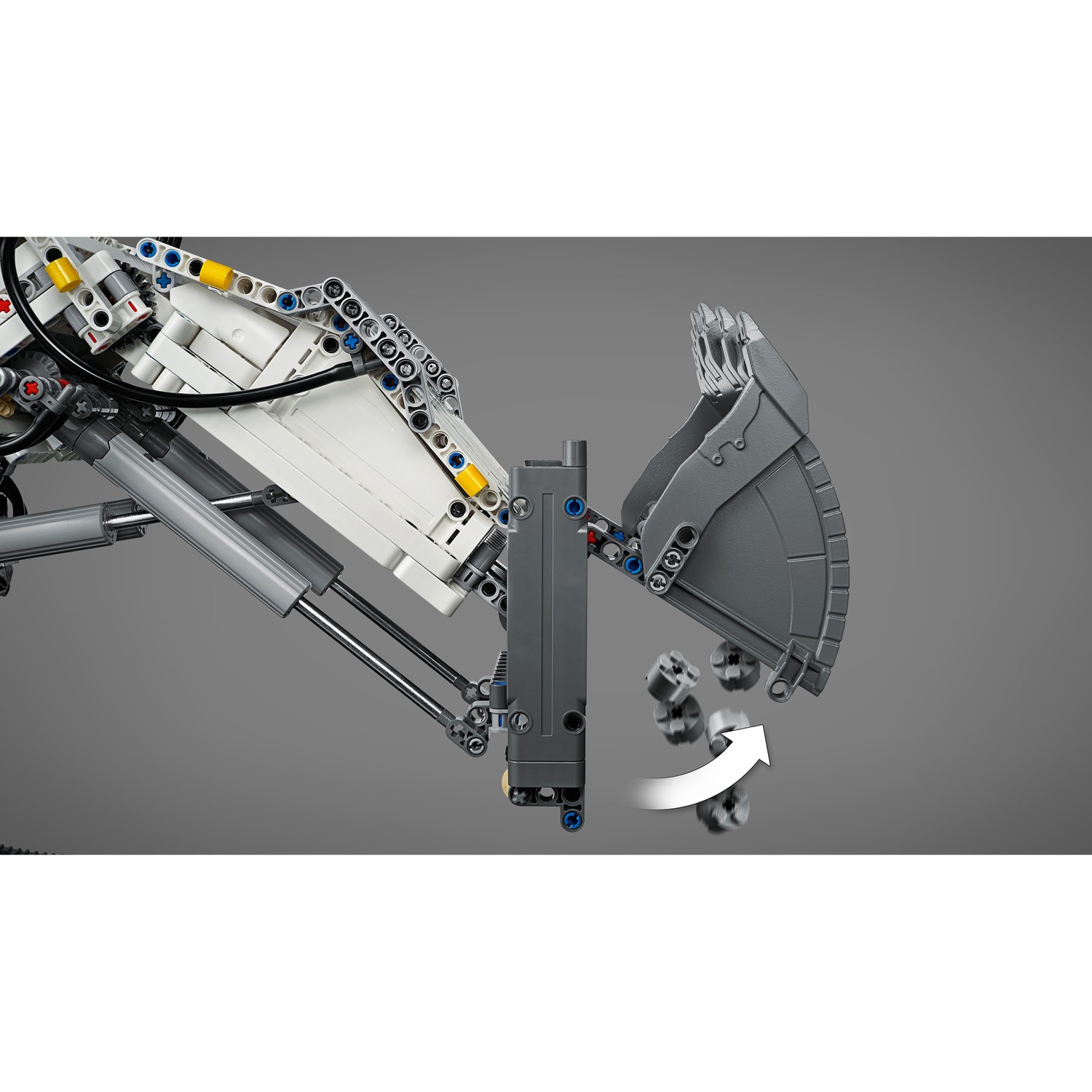 Конструктор LEGO Technic Экскаватор Liebherr R блочный - фото 9