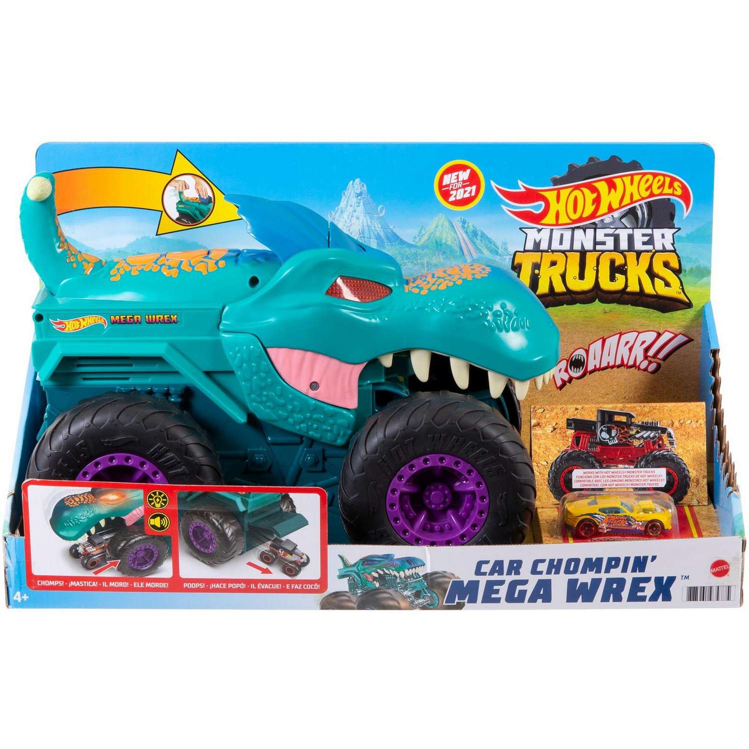 Трек Hot Wheels Голодный Мега Рекс GYL13 - фото 2