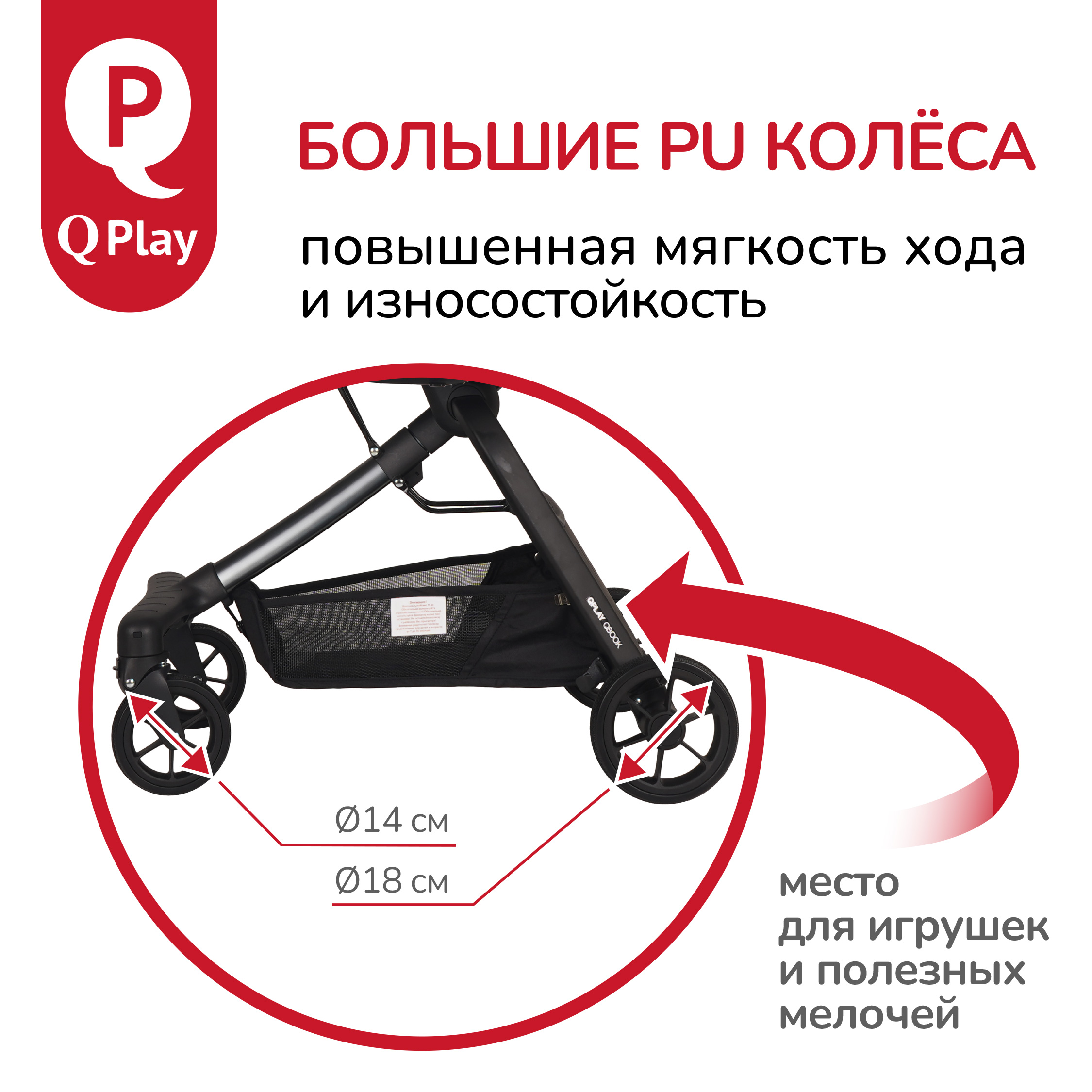 Коляска прогулочная QPLAY Qbook - фото 13