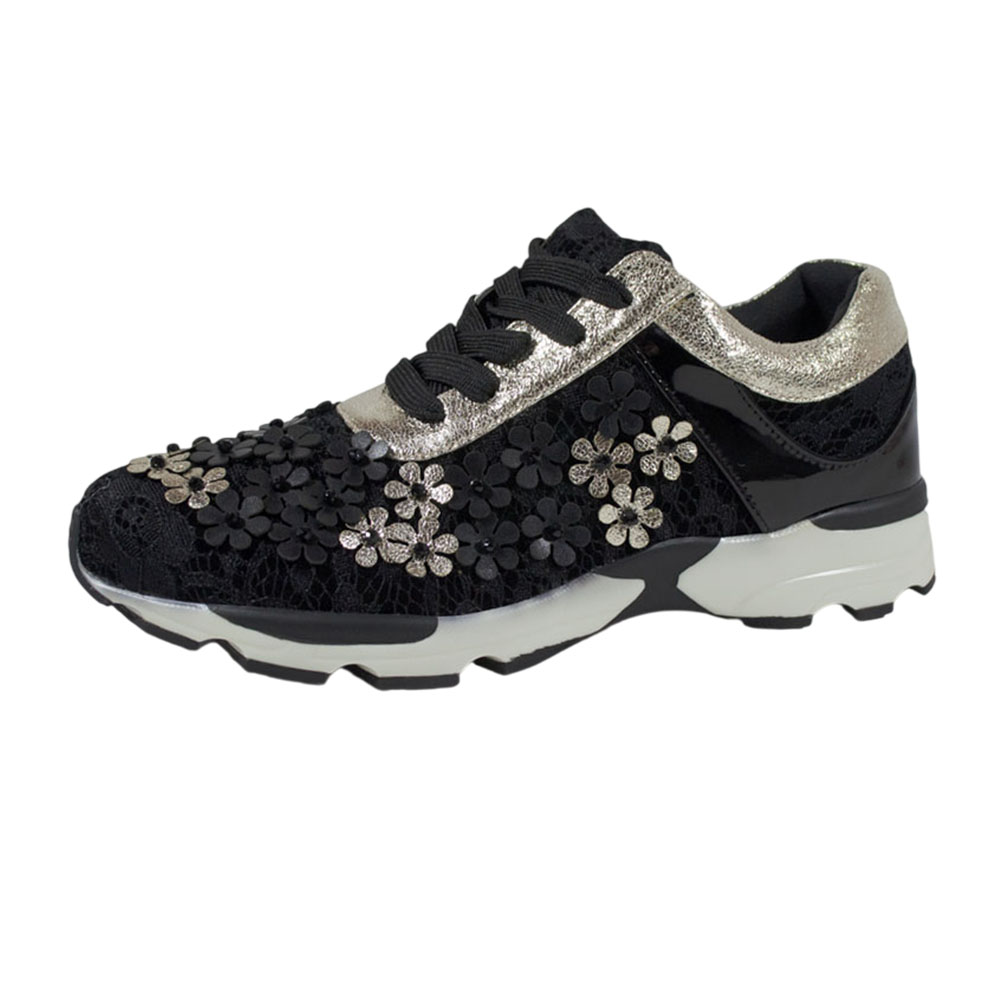 Кроссовки Europen A2204-M4008-SV EUROPEN Кроссовки для девочки,золотистый - фото 1