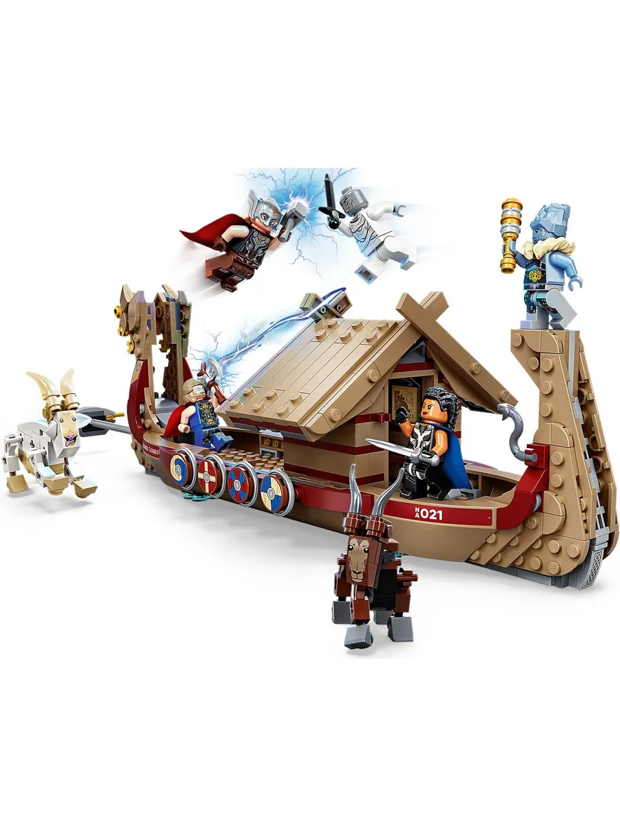 Конструктор LEGO Marvel Super Heroes Козья лодка 564 дет. - фото 3