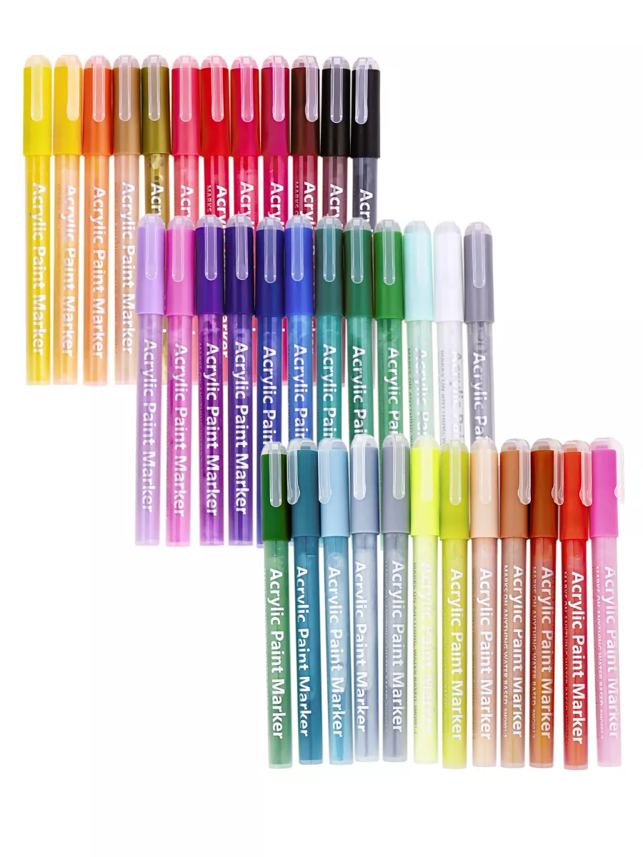 Маркеры CMGS акриловые 36 шт. - фото 17