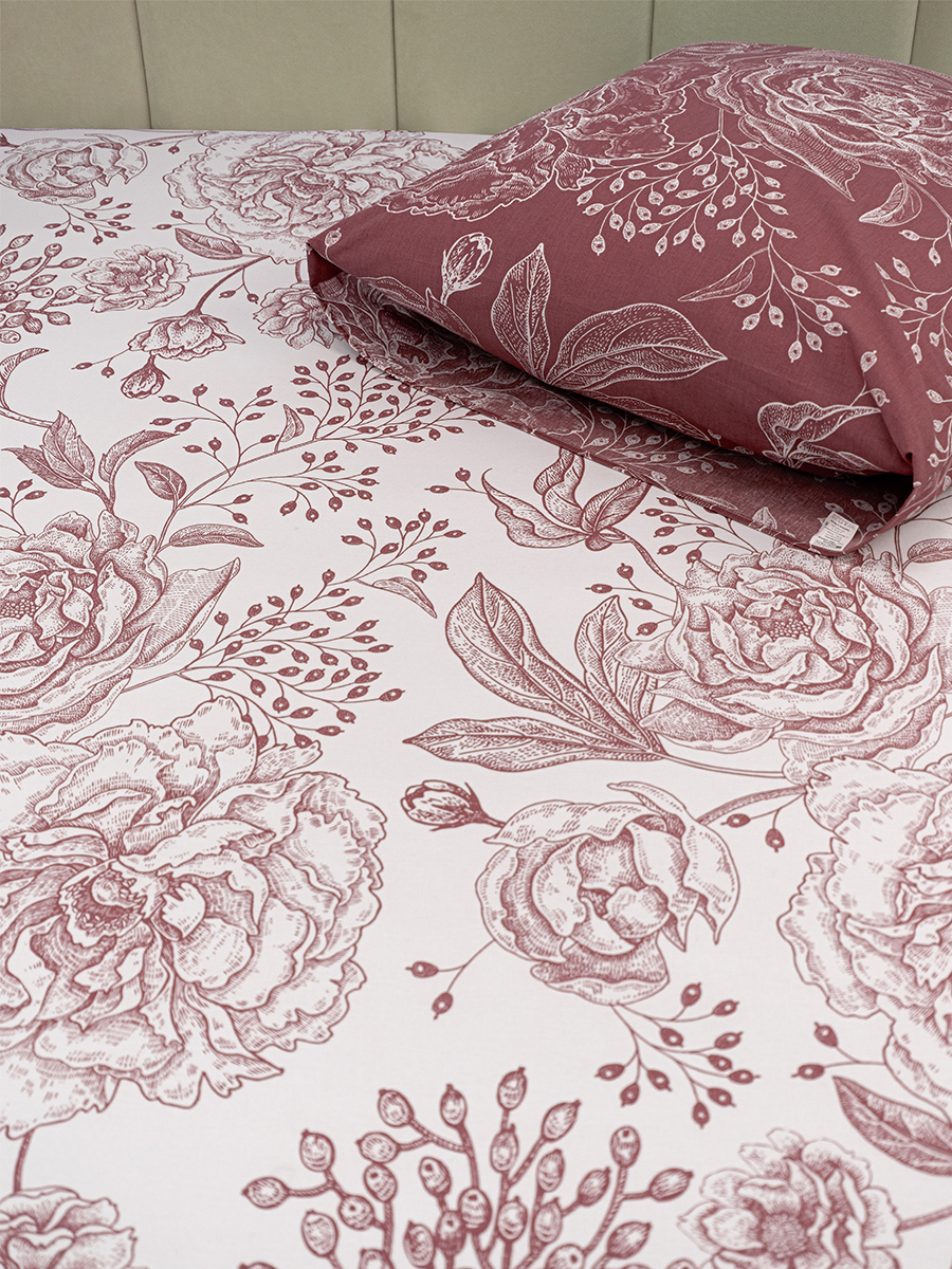 Комплект постельного белья BRAVO поплин Розалинд полутораспальный 4 предм. - фото 7