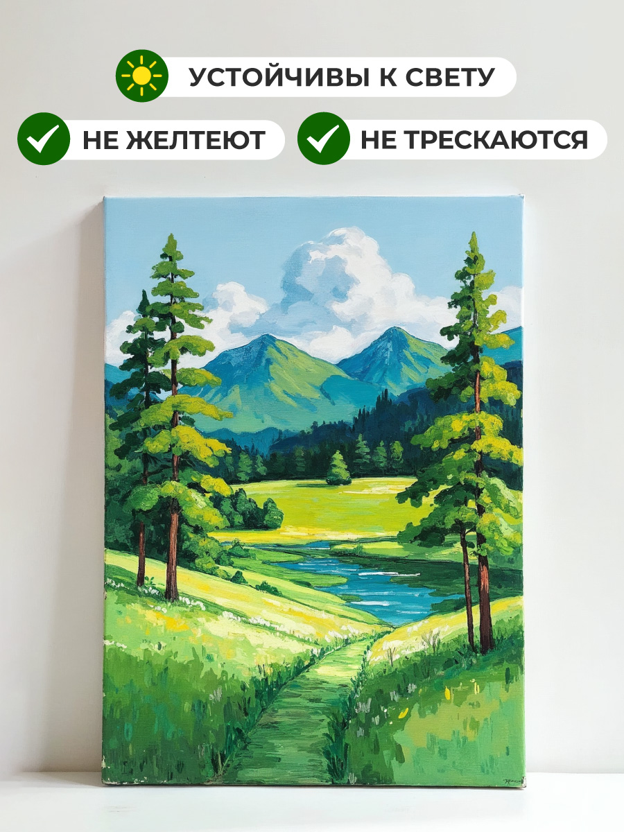 Краски акриловые Малевичъ 24 цв. - фото 12