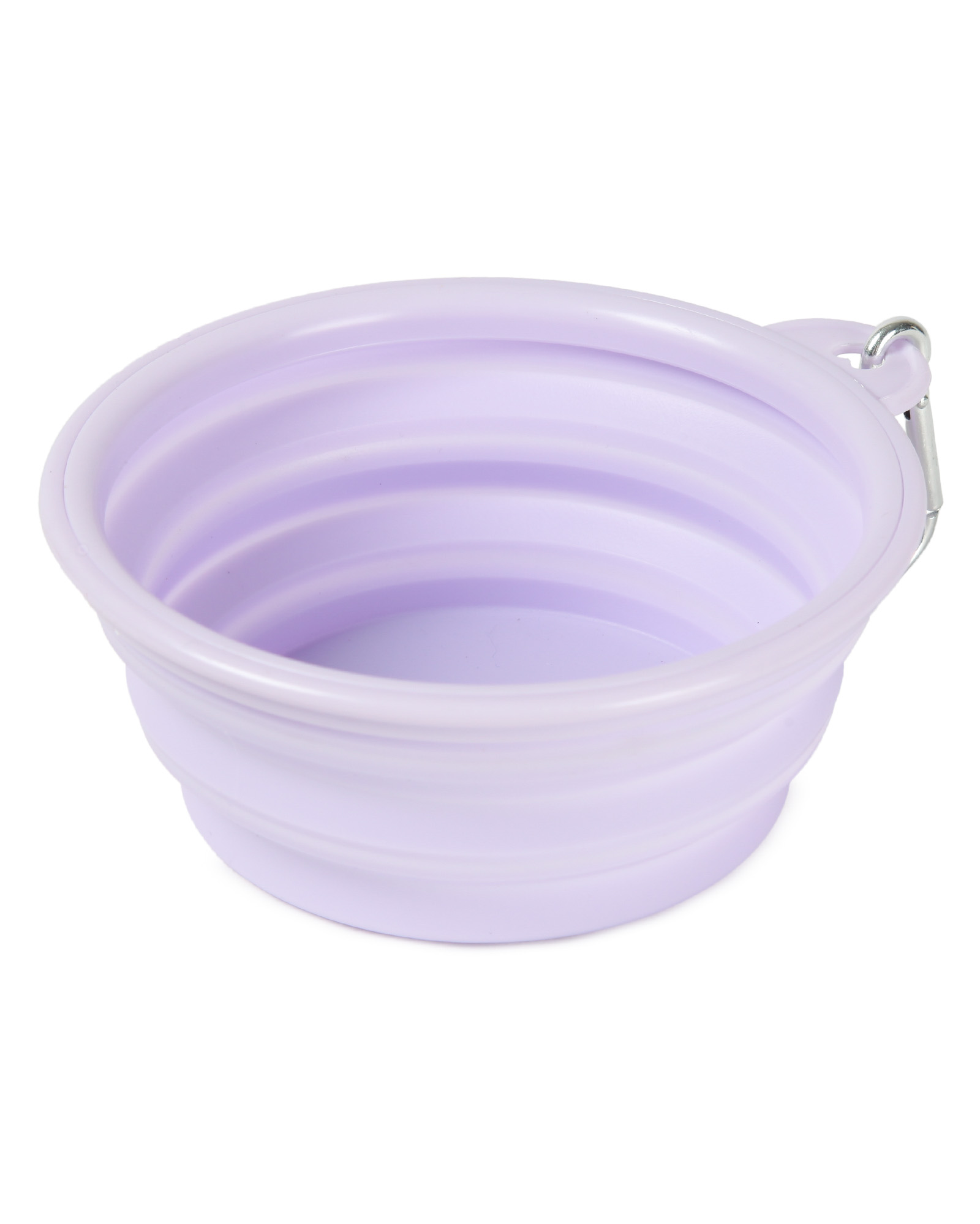 Миска силиконовая Barbaks Источник складная фиолетовая 350мл - фото 1