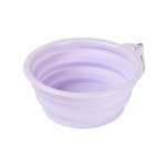 Миска силиконовая Barbaks Источник складная фиолетовая 350мл