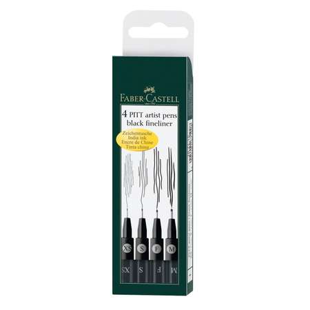 Ручка капиллярная Faber Castell 4 шт.