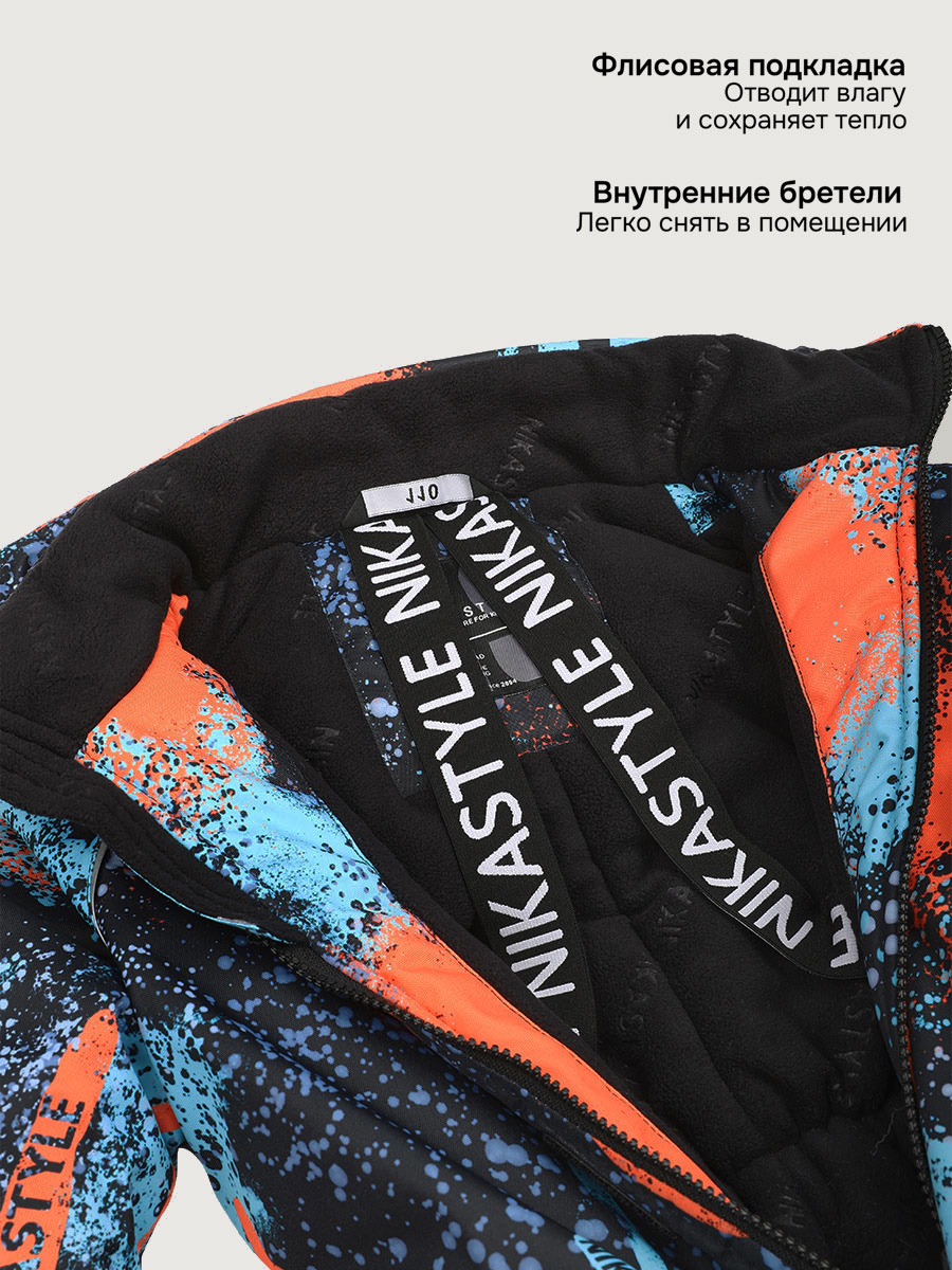 Комбинезон NIKASTYLE Комбинезон 8з4525 оранж/черный - фото 5