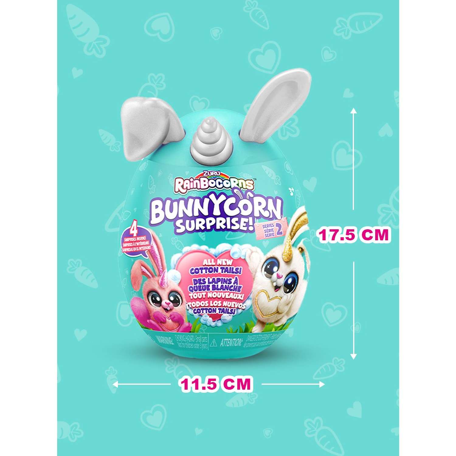 Фигурка Zuru Rainbocorns Bunnycorn - фото 3