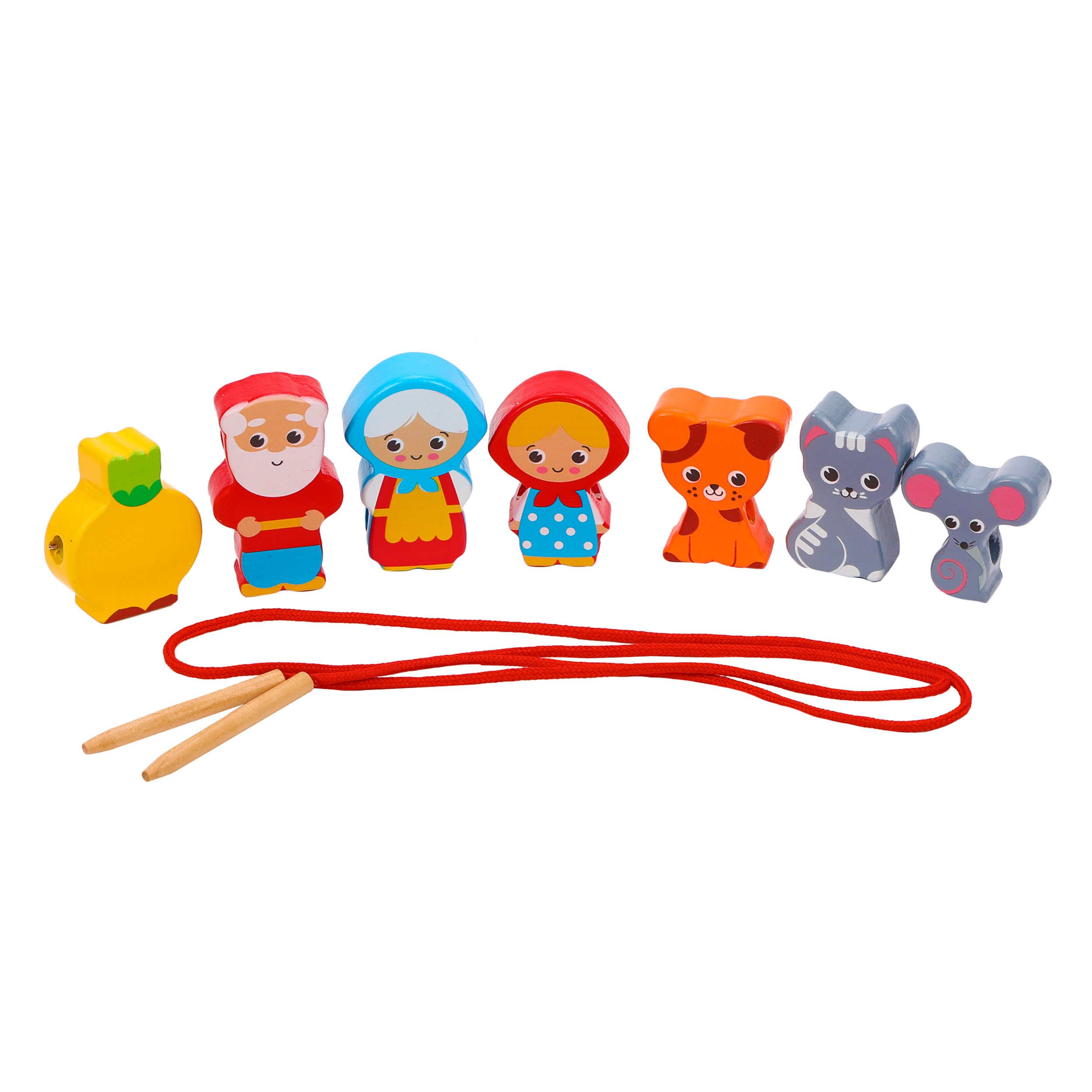 Игрушка Mapacha шнуровка Курочка Ряба Репка - фото 10