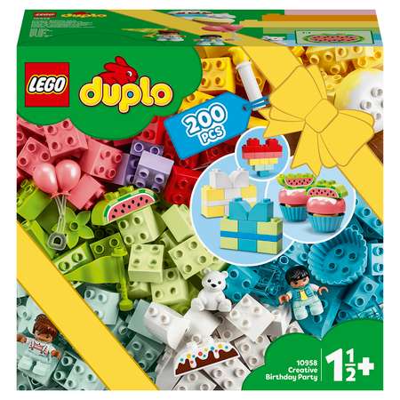 Конструктор LEGO DUPLO Веселый день рождения блочный