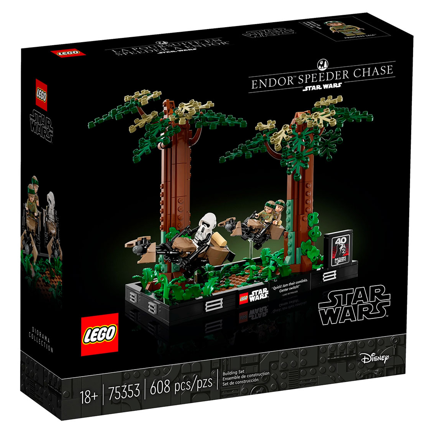 Конструктор LEGO Star Wars Диорама Погоня на Эндоре - фото 7