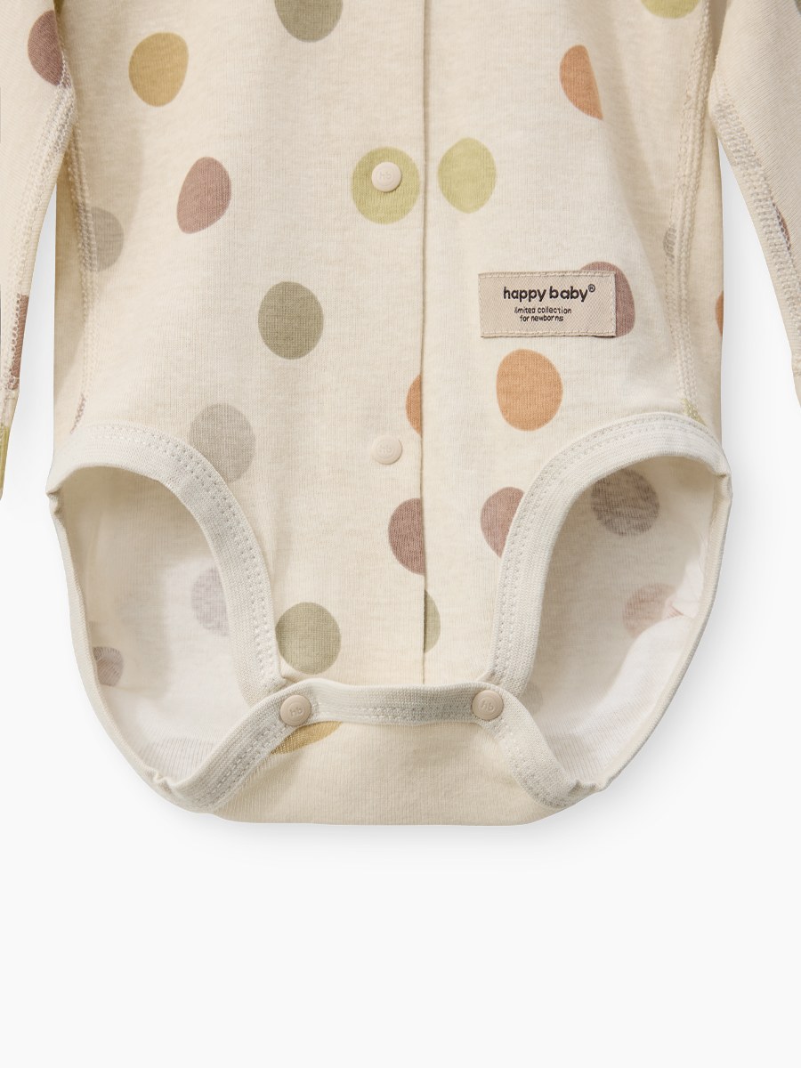 Боди 2 шт Happy Baby 90166-0_milky beige - фото 7
