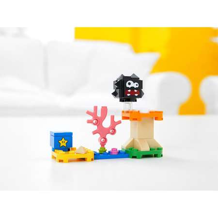 Конструктор LEGO Super Mario Лохматик и гриб-платформа блочный