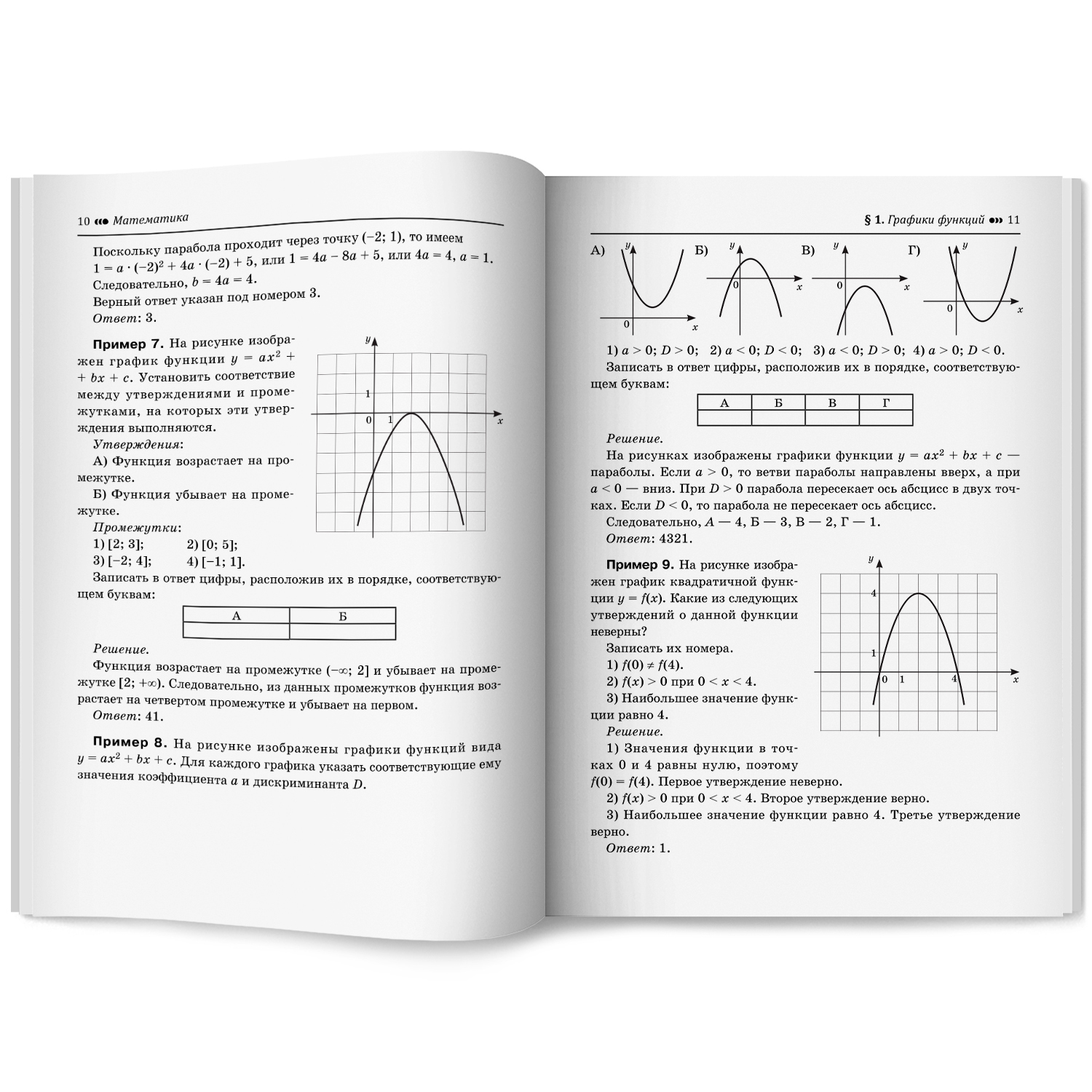 Математика. ОГЭ Графики функций Феникс Книга - фото 5