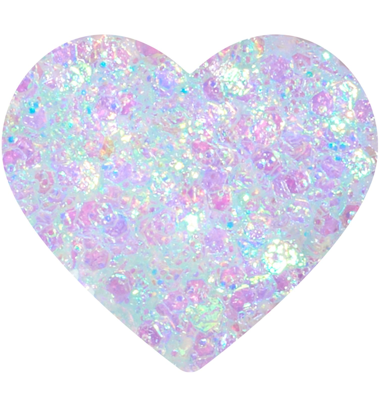 Глиттер для лица Love Generation We love glitter кремовая основа яркое сияние тон 06 серебристо-зеленый 1.8г - фото 2