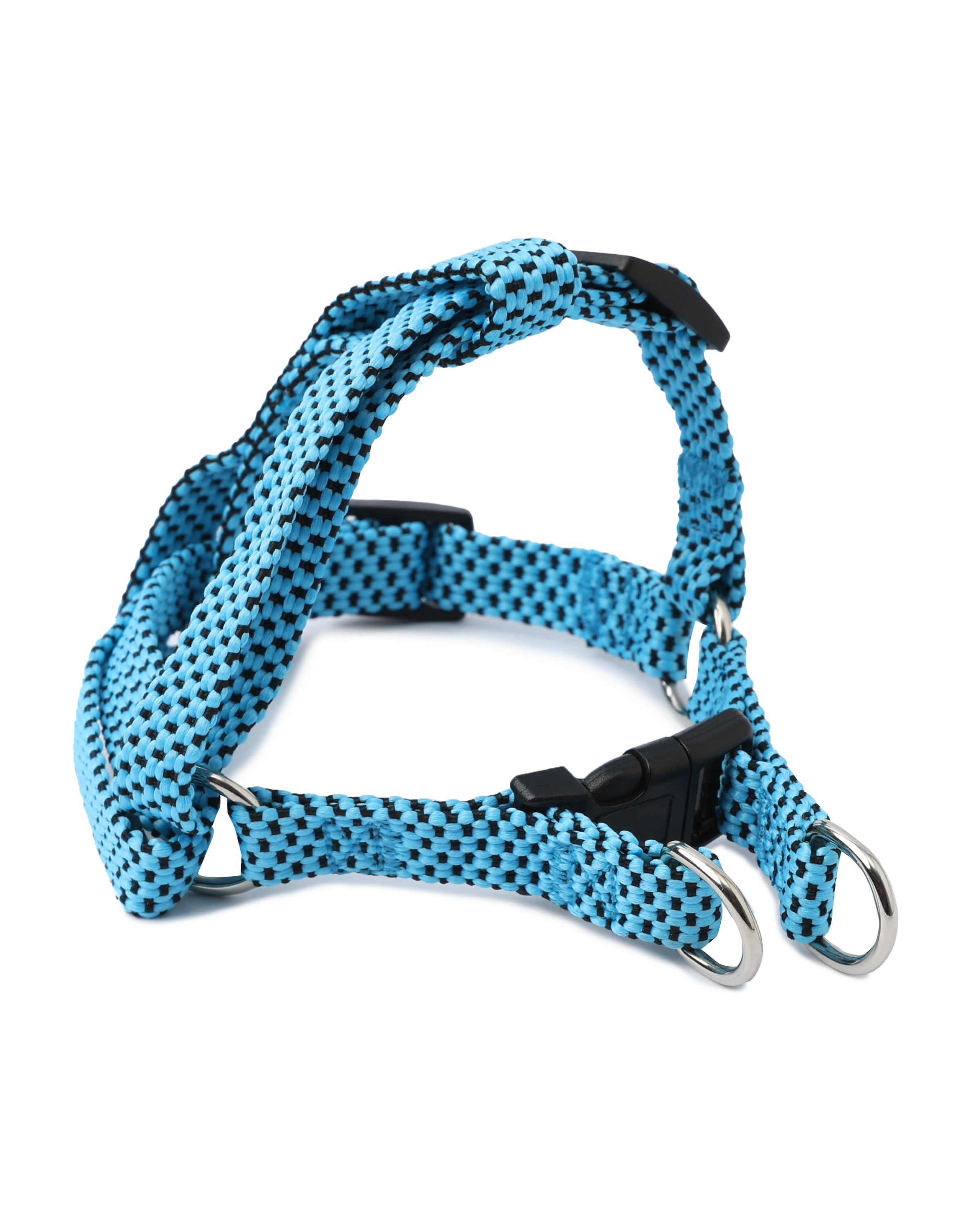 Шлейка для собак мелких пород Barbaks голубая с вкраплениями полиэстер S (1.5*25-40см) - фото 4