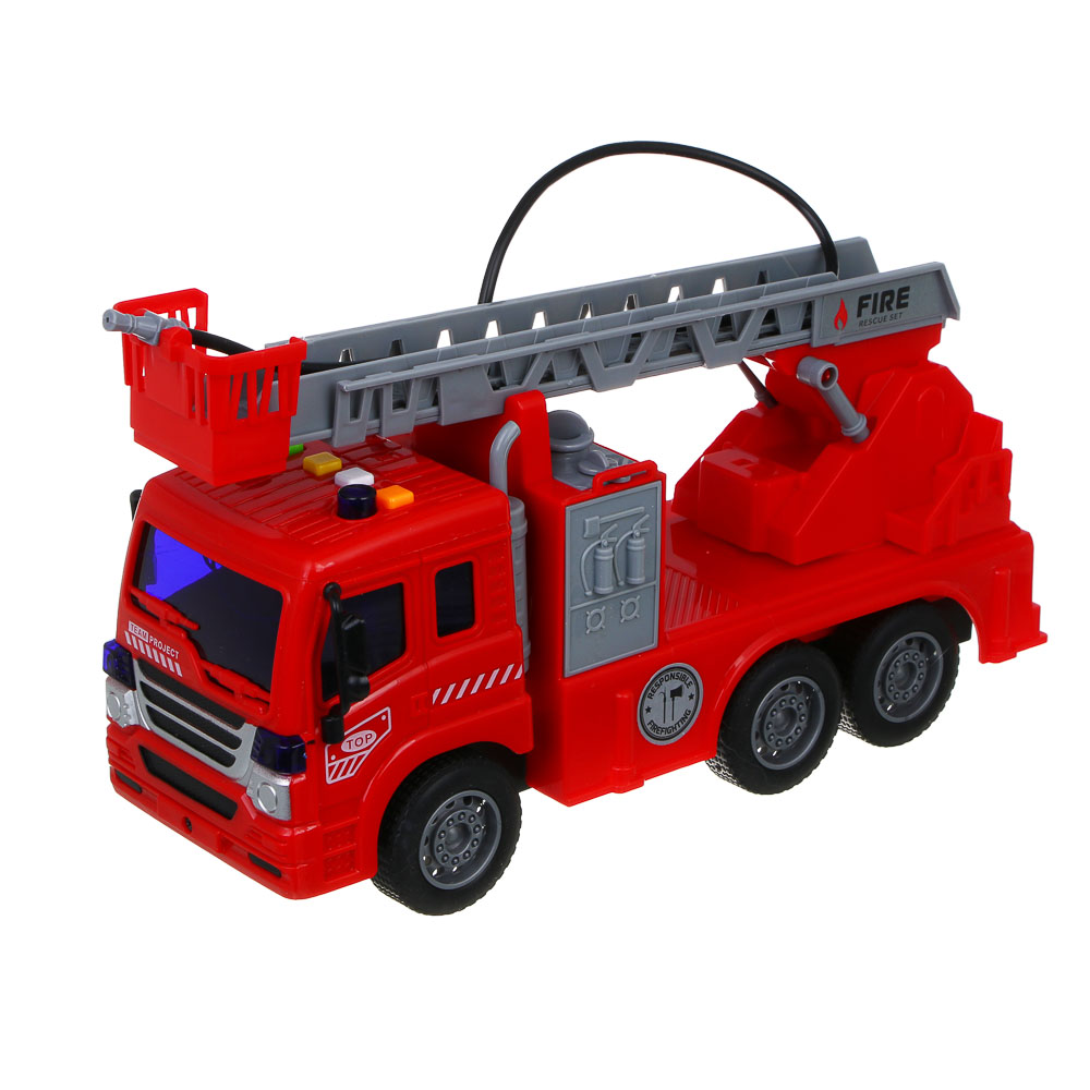 Пожарная машина Игроленд свет, звук, стреляет водой 292-452 - фото 11