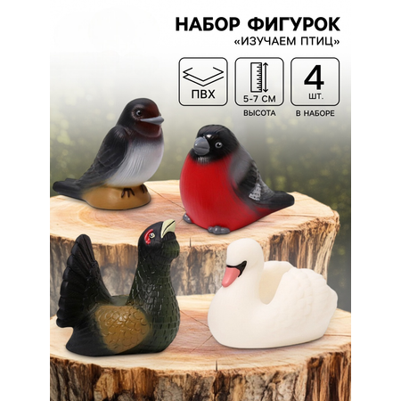 Игрушка Funny Toys Изучаем птиц, 4 фигурки
