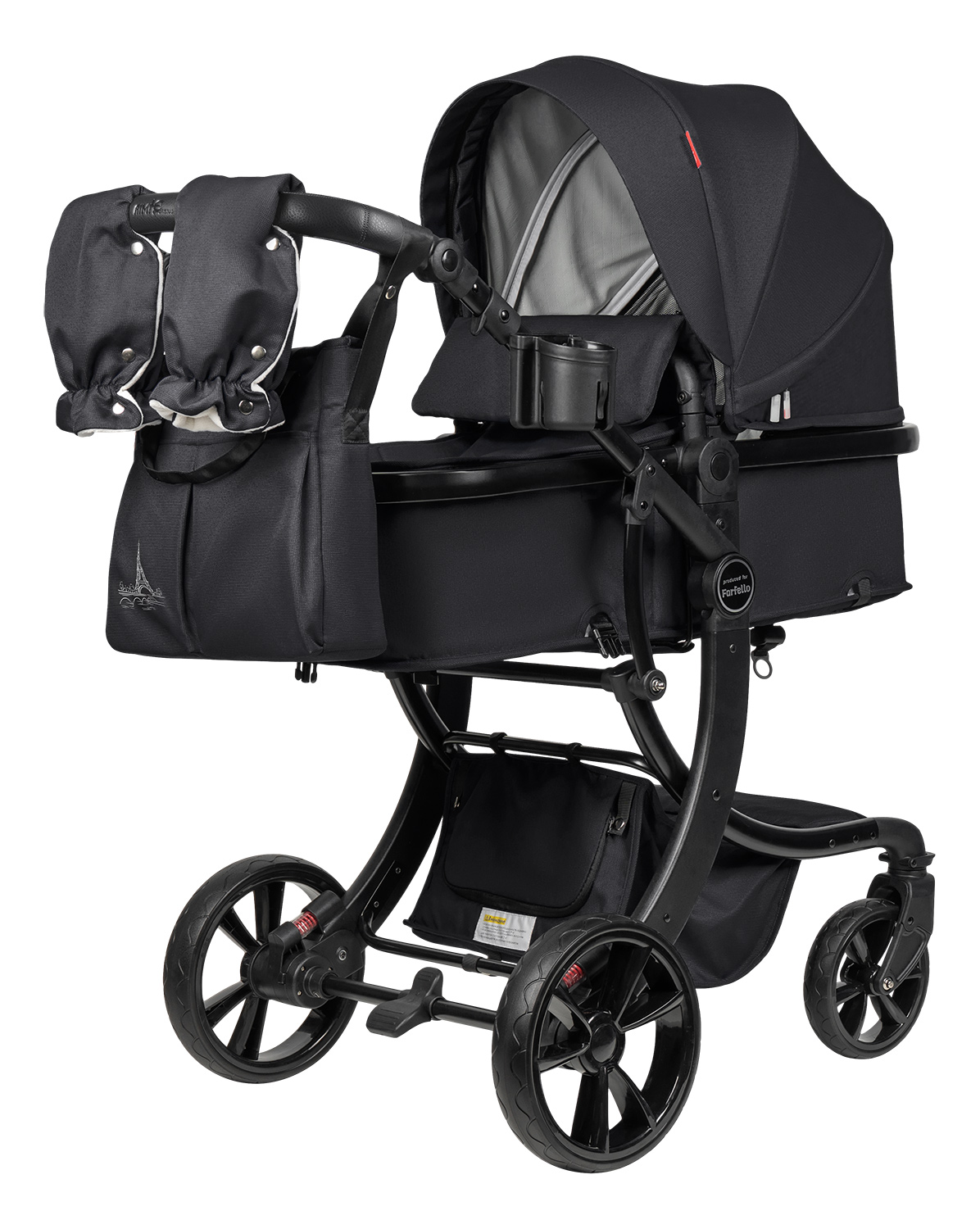 Коляска трансформер Aimile Original New Black черный - фото 15