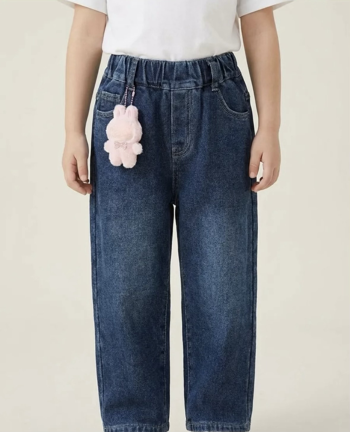 Изображение товара Утепленные джинсы Charos 110 для девочек широкие и теплые зимние разг. стиль