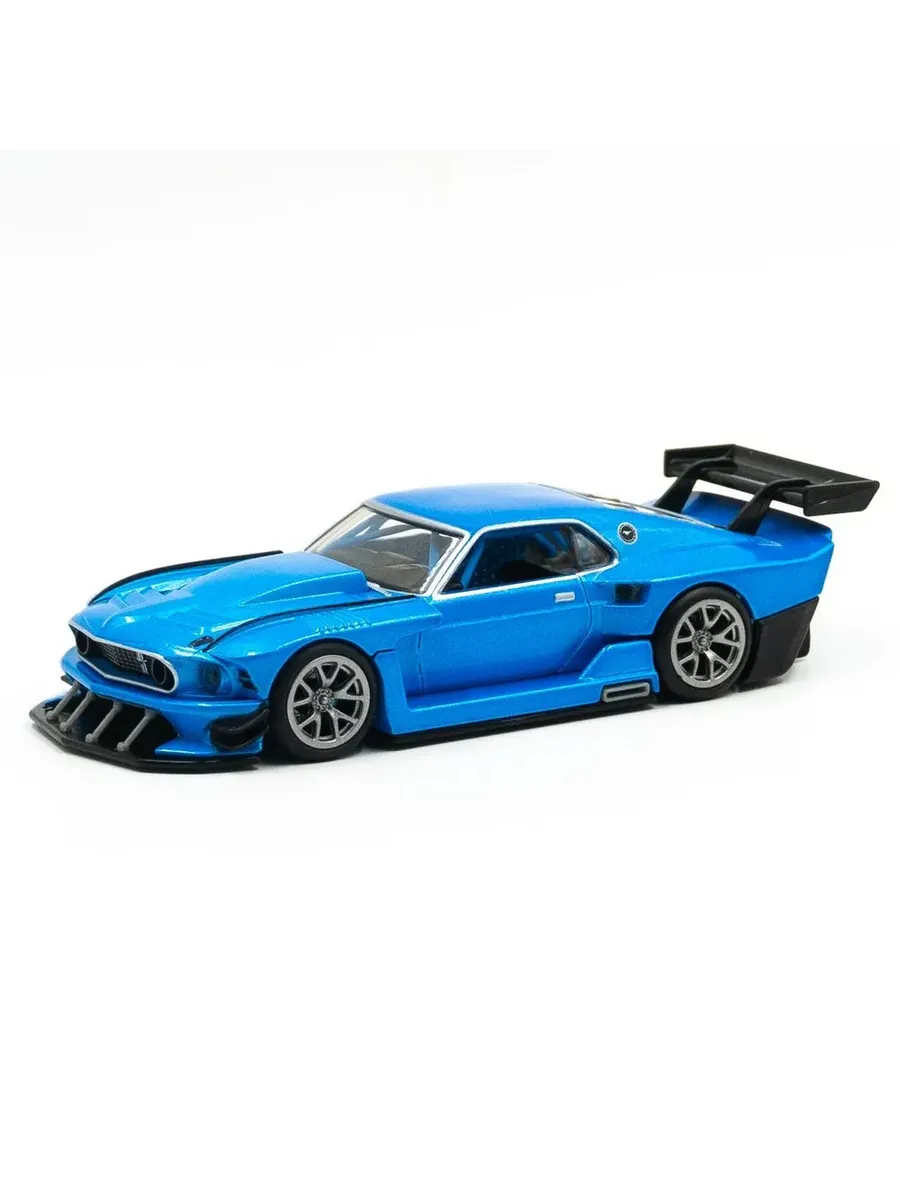 Автомобиль Hot Wheels Ford Premium 69 Modified Mustang 1:43 121394 - фото 2