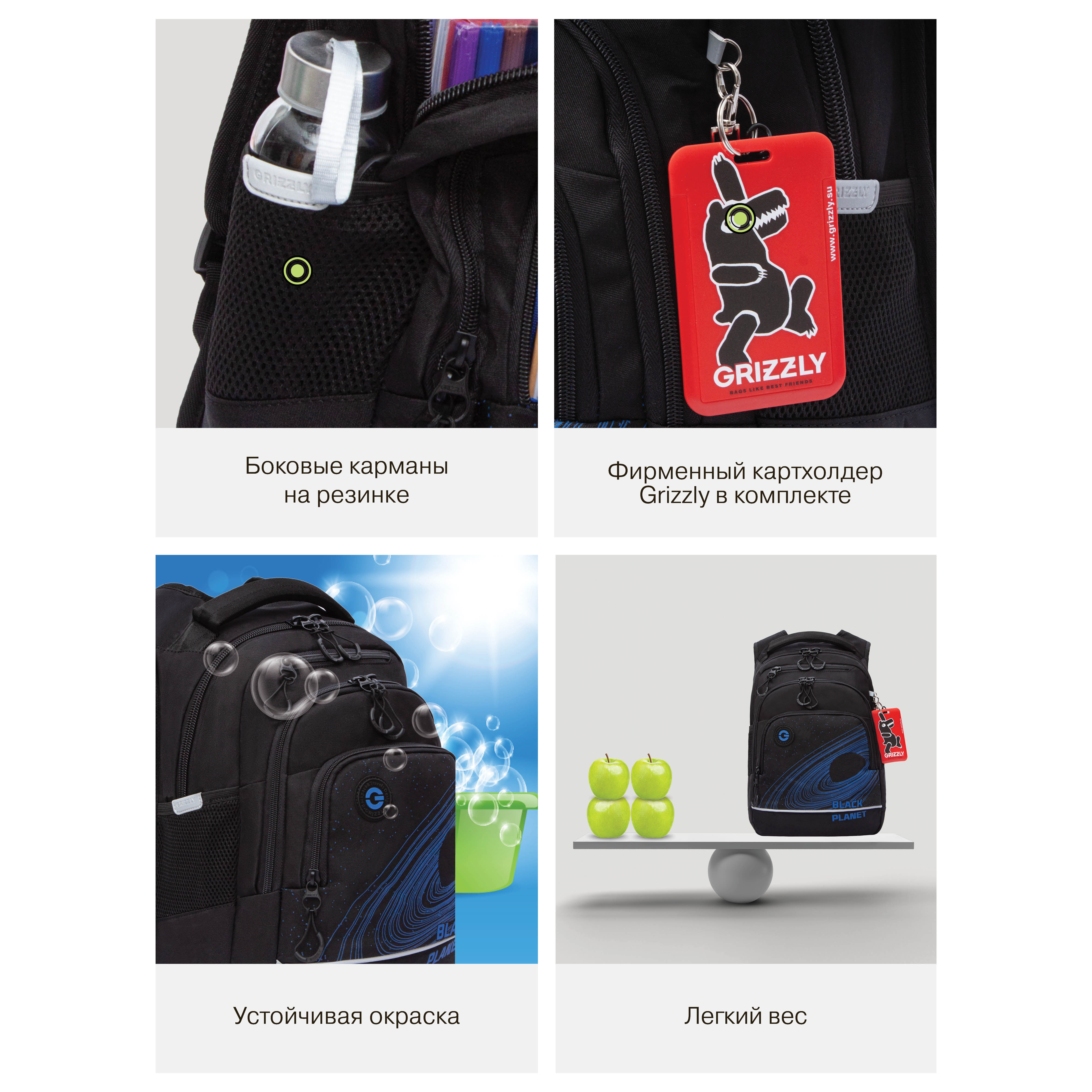 Рюкзак Grizzly для мальчика - фото 12