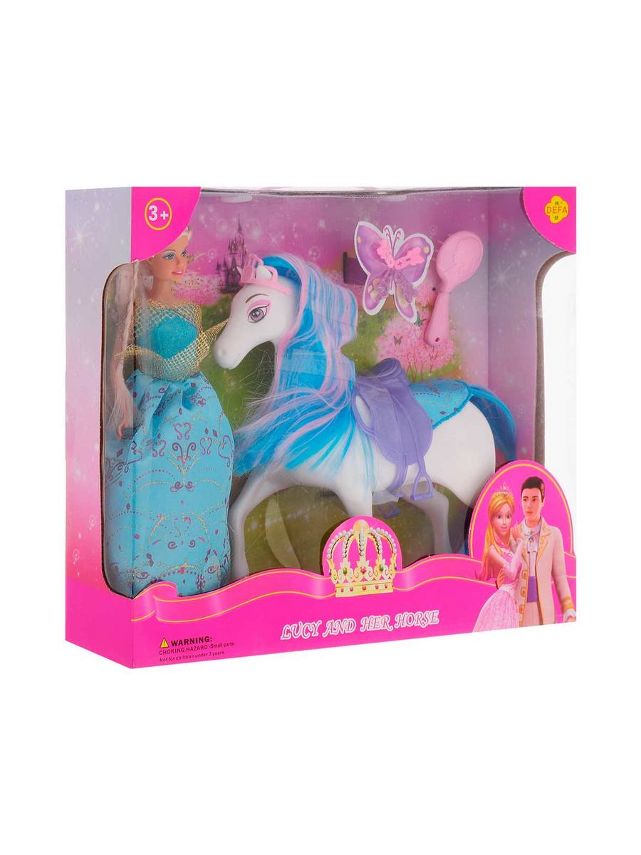 Кукла модельная Defa Lucy 8209//бело-голубой - фото 2