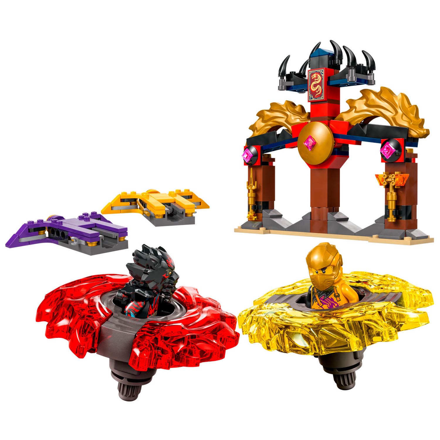 Конструктор LEGO NINJAGO Боевой набор Кружитцу Дракона блочный - фото 2