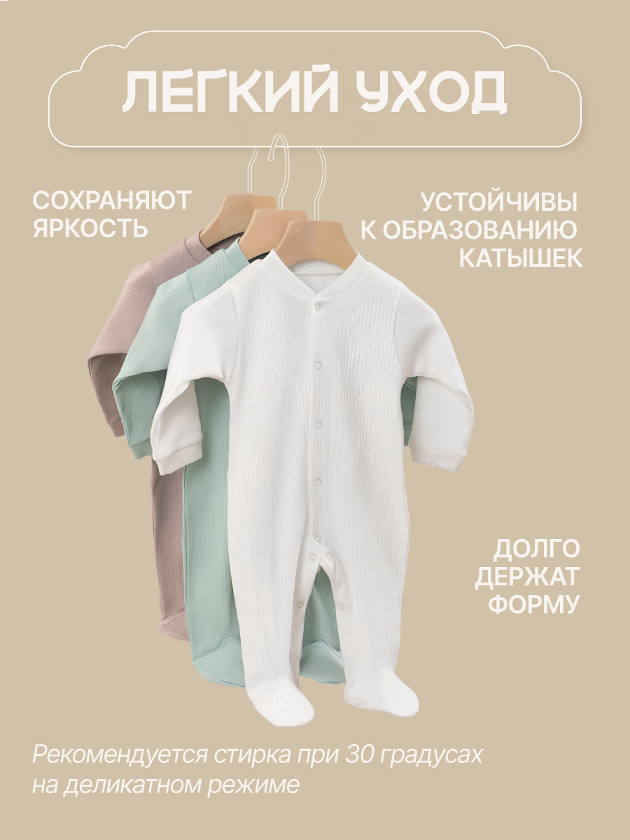 Комбинезон 3 шт MomKid N-MinkyV-2 - фото 8