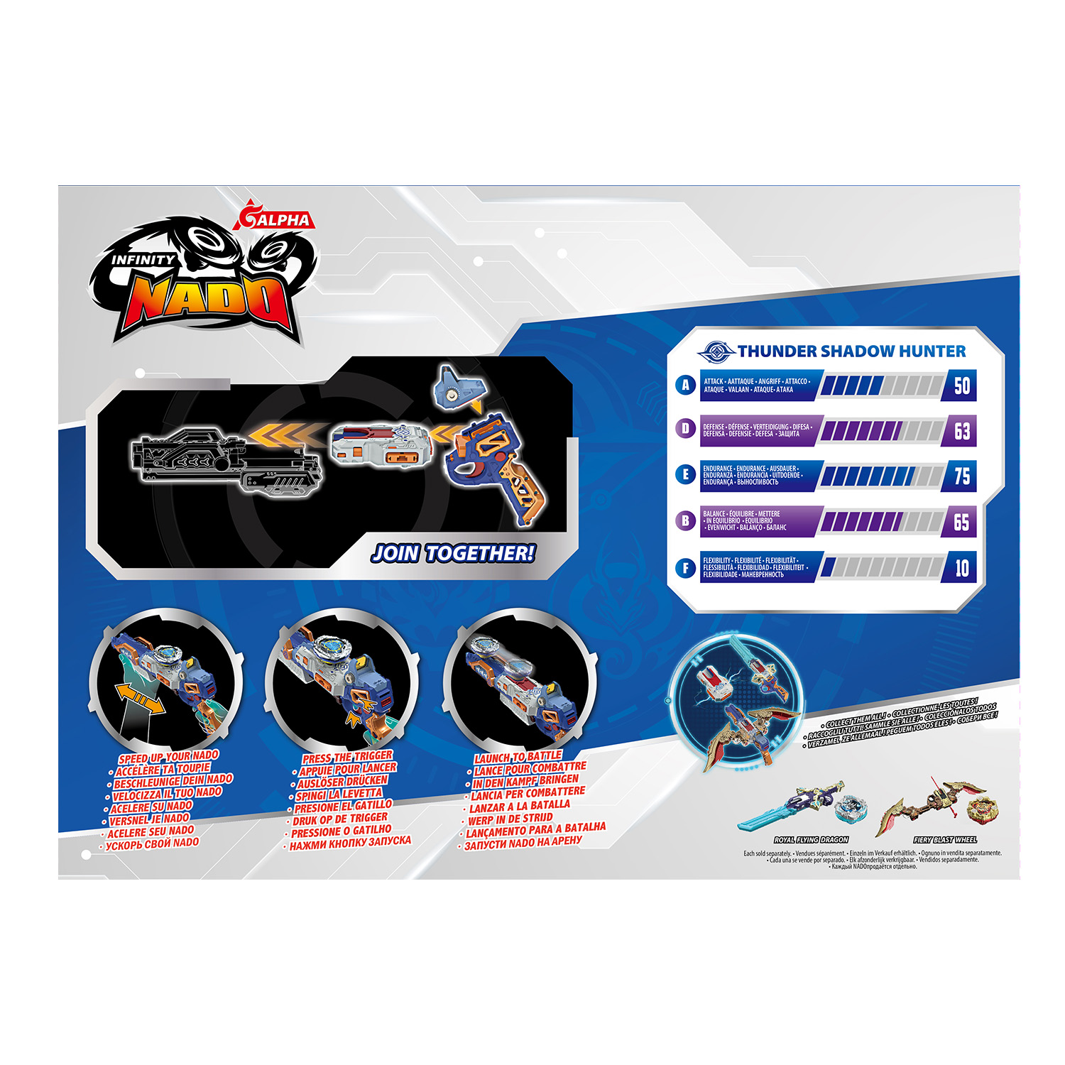 Игровой набор Infinity Nado Thunder Shadow Hunter - фото 4