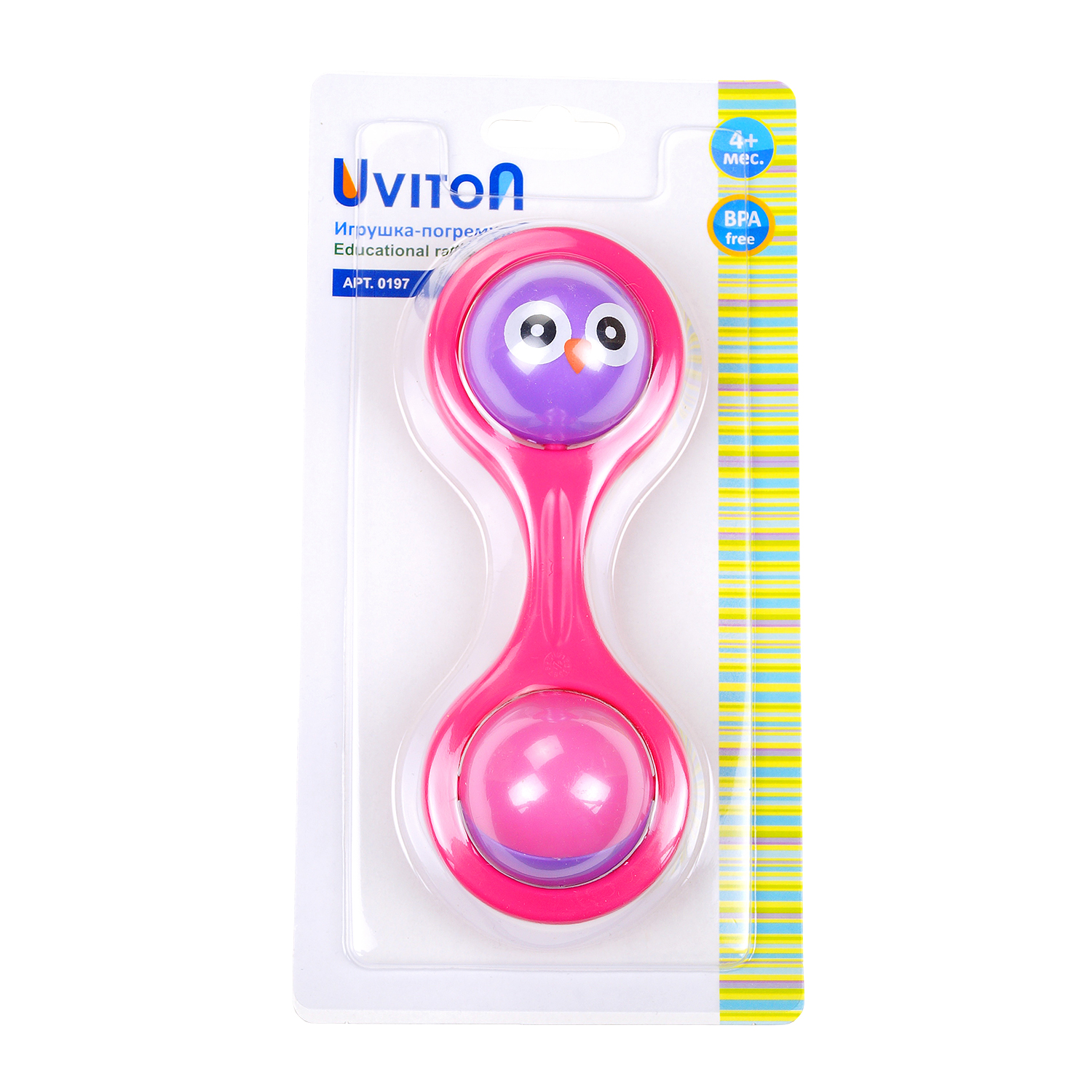 Игрушка Uviton погремушка Сова - фото 5
