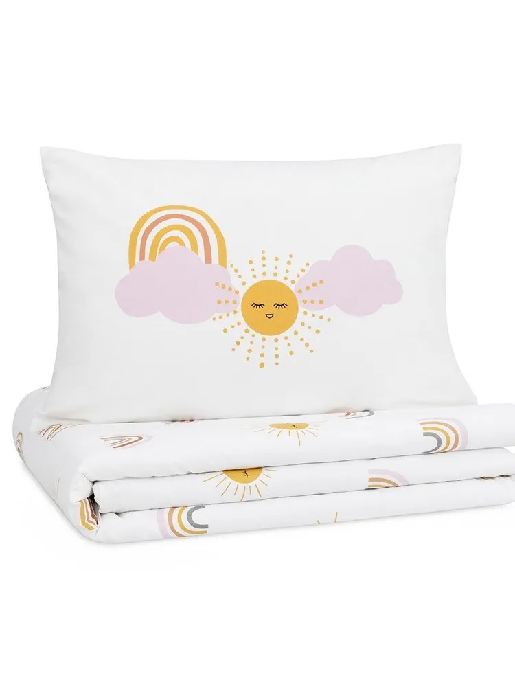 Комплект постельного белья askona kids Солнце и радуга 2 предм. - фото 8