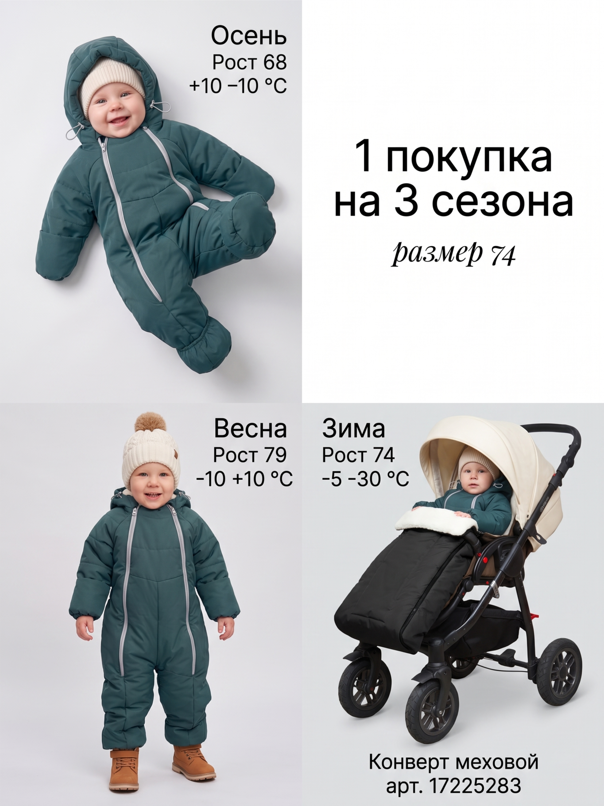 Комбинезон СОННЫЙ ГНОМИК 2315/3 - фото 3