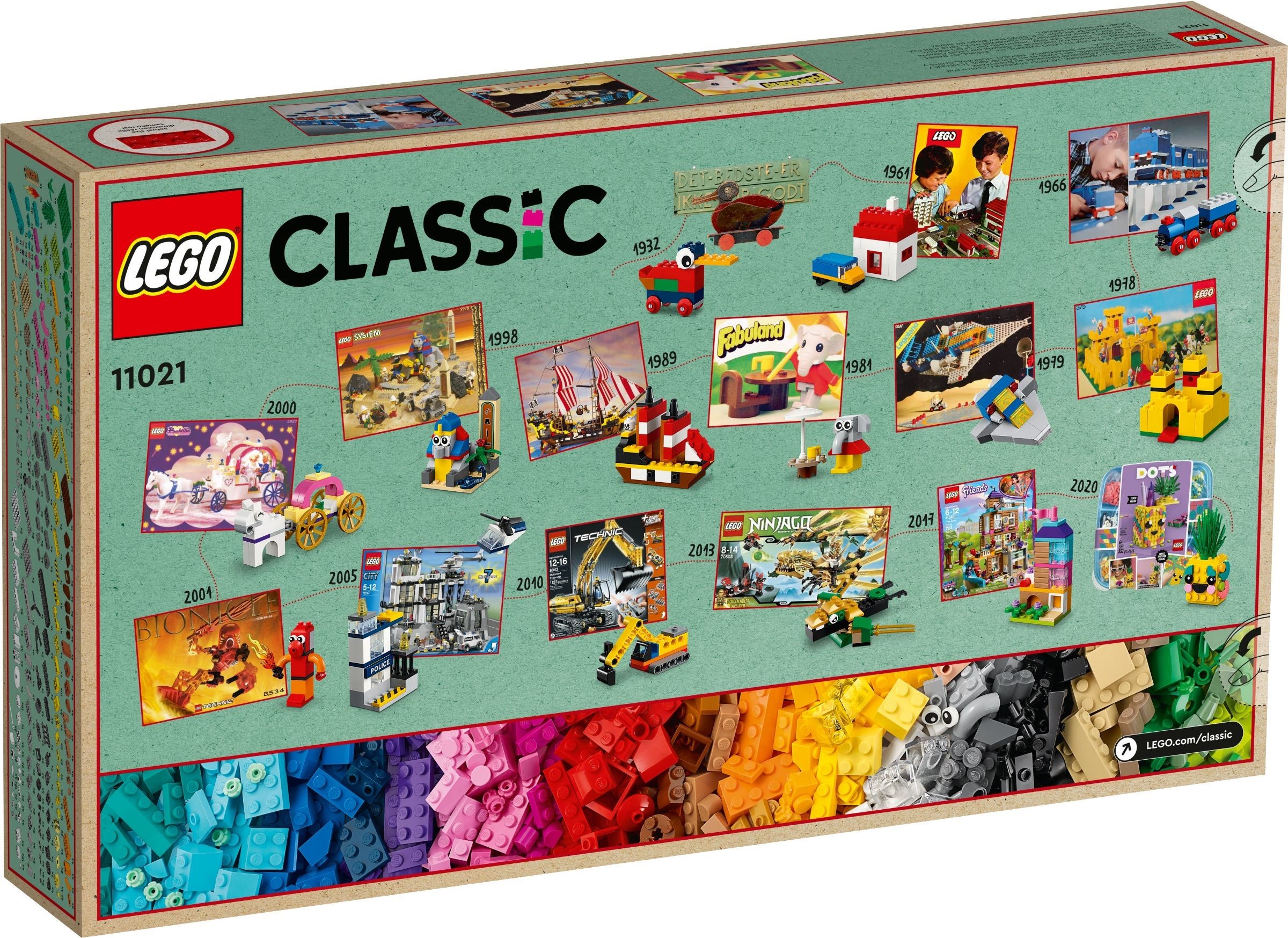 Конструктор LEGO Classic 11021 1100 дет. - фото 5